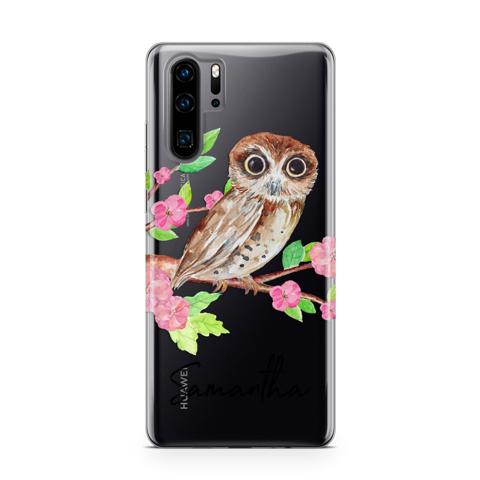 Personalised Owl Huawei P30 Pro Phone Case