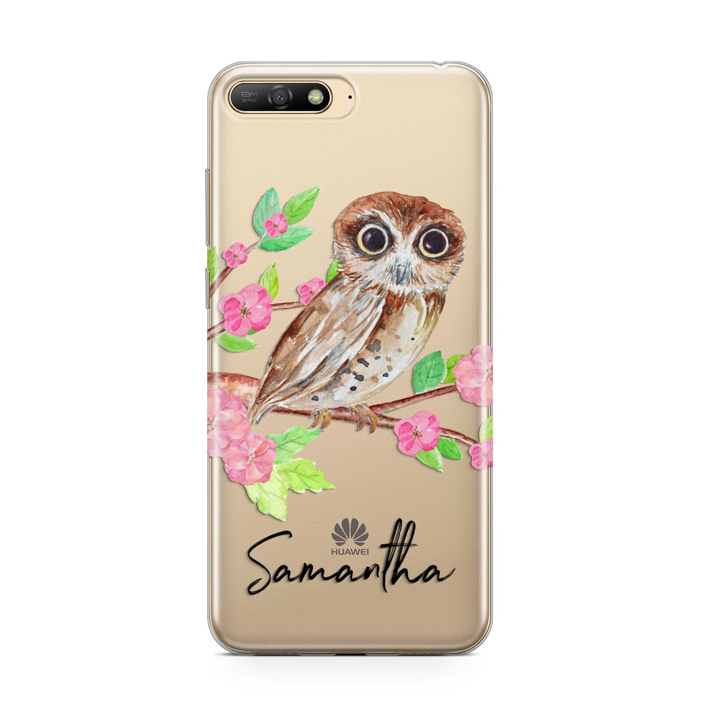 Personalised Owl Huawei Y6 2018