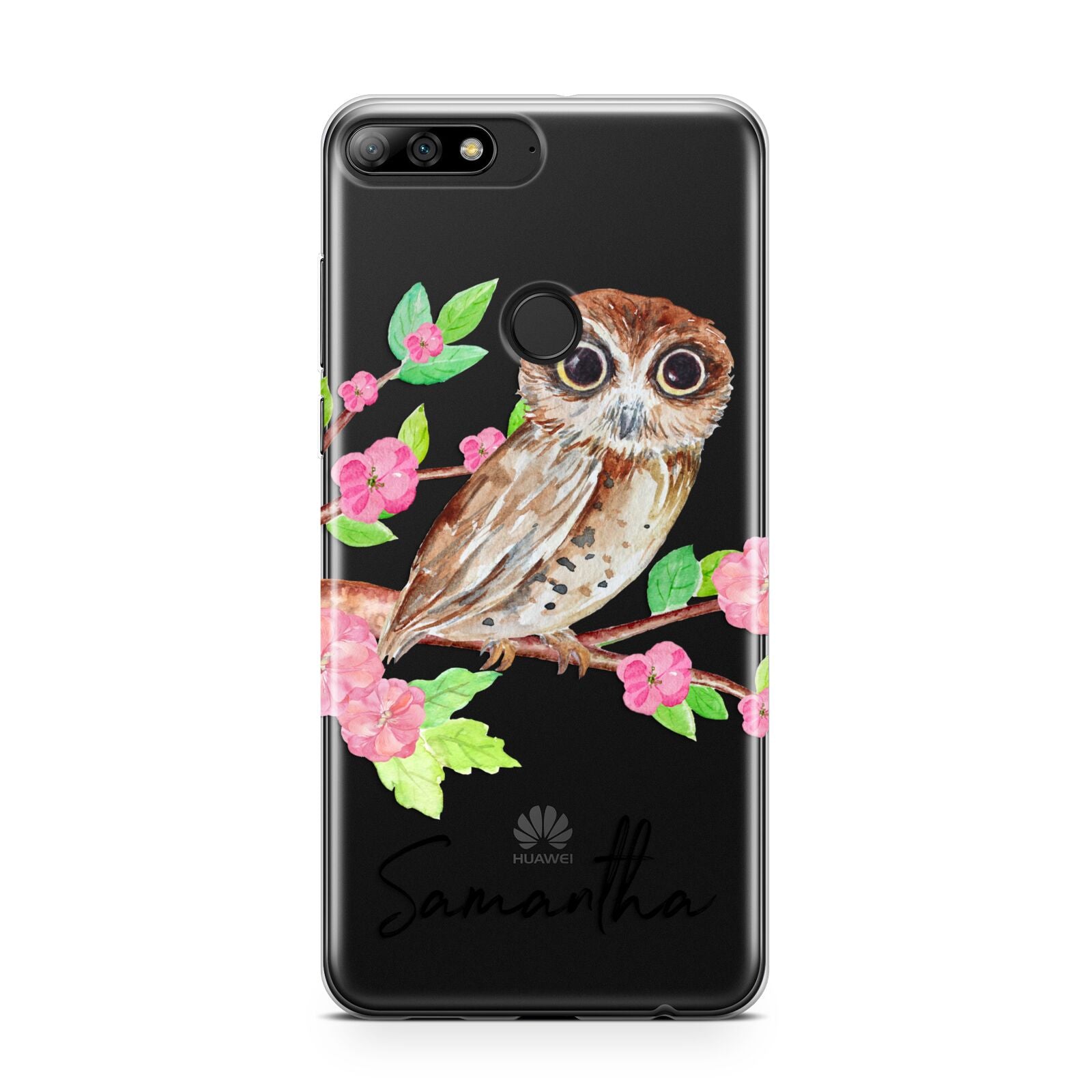 Personalised Owl Huawei Y7 2018