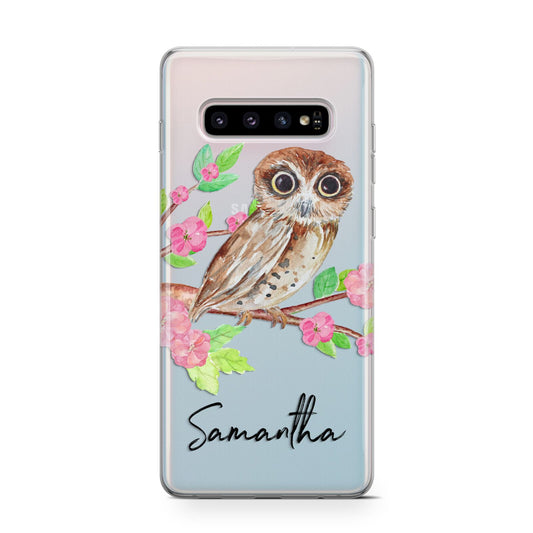 Personalised Owl Protective Samsung Galaxy Case