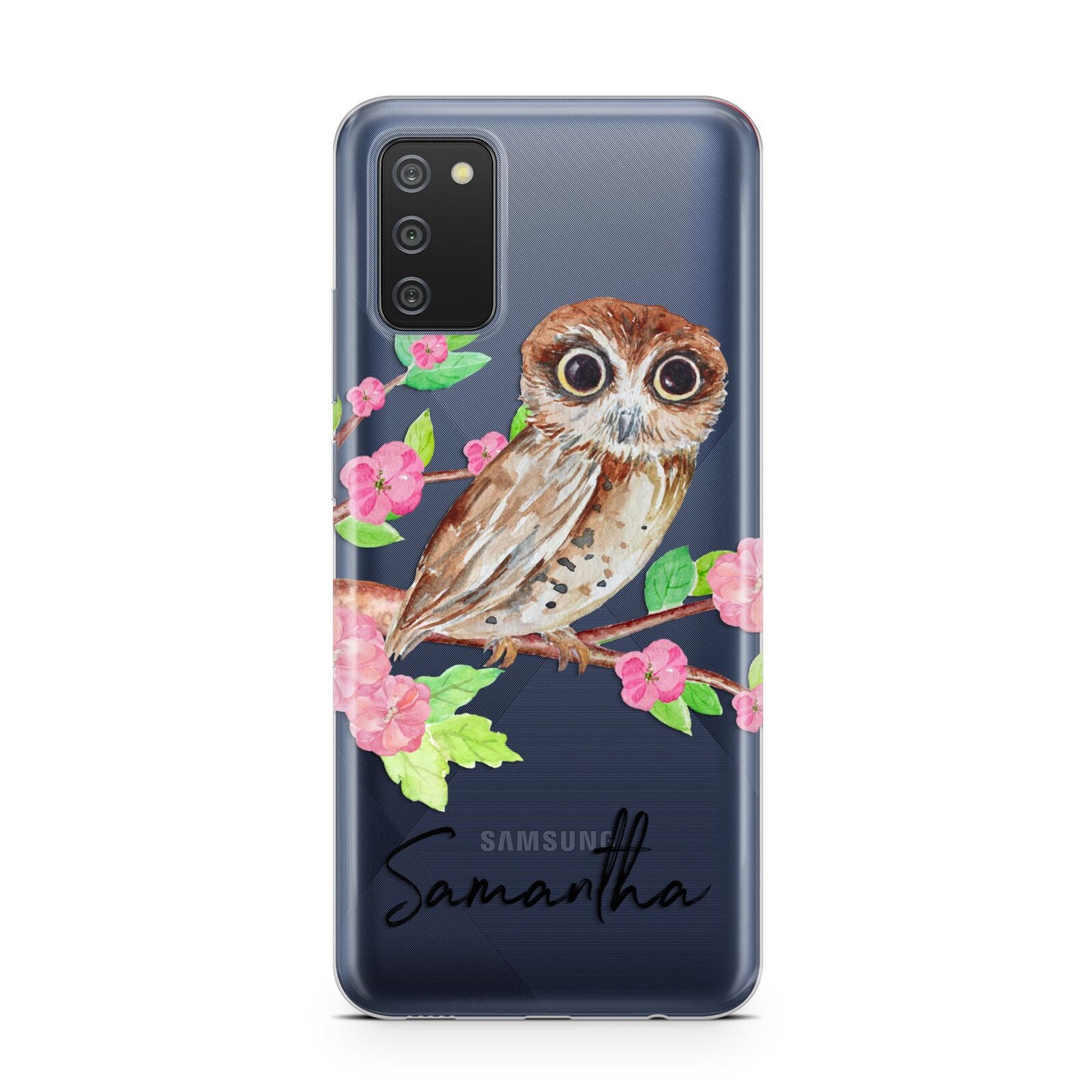 Personalised Owl Samsung A02s Case