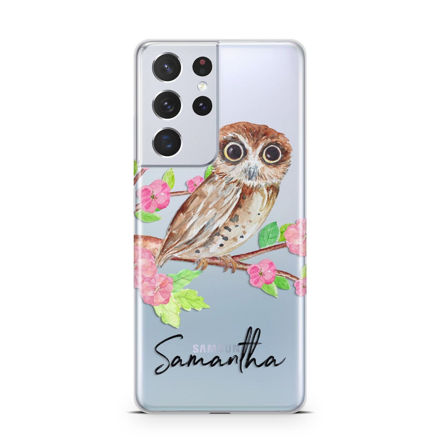 Personalised Owl Samsung S21 Ultra Case