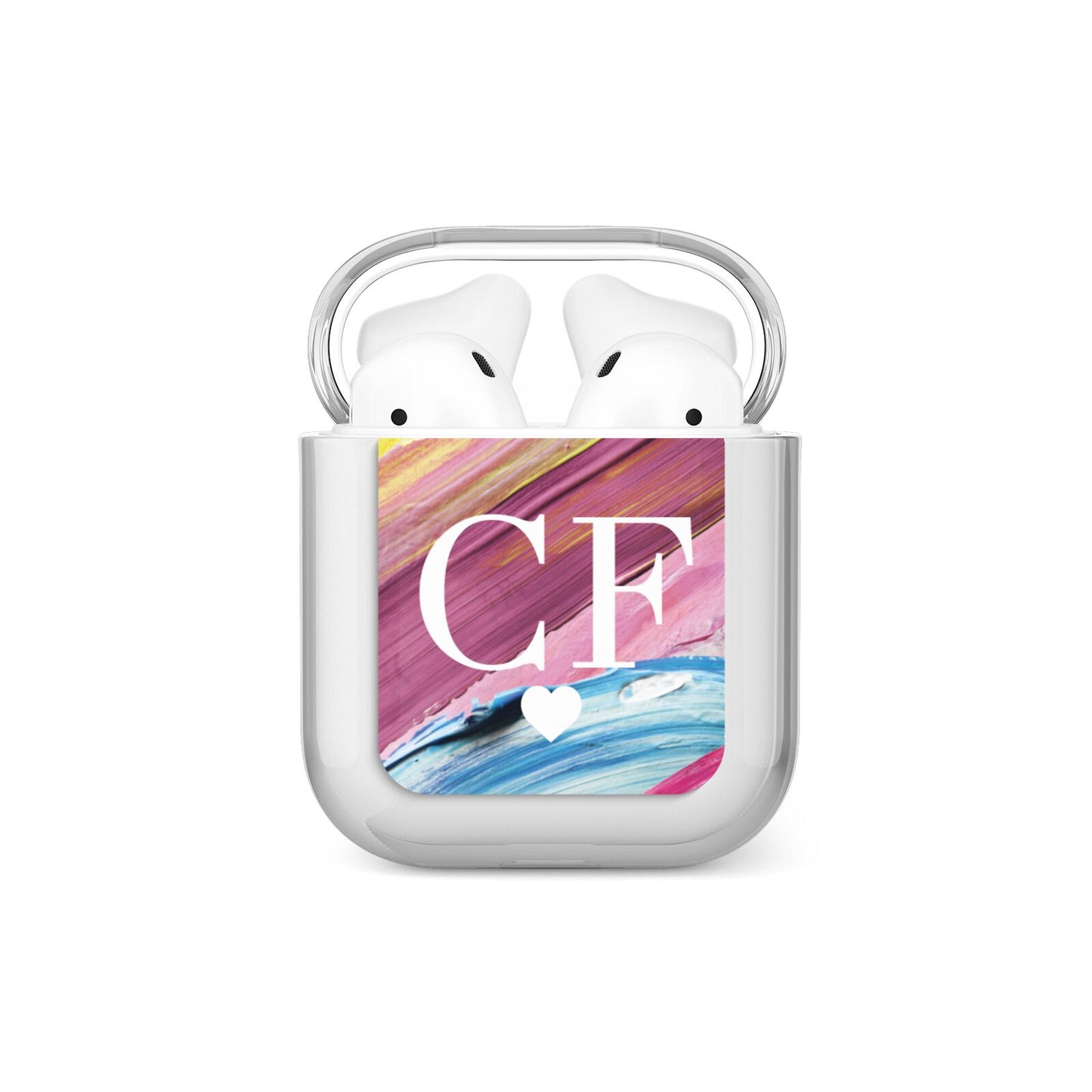 Personalised Paint Brush Initials AirPods Case