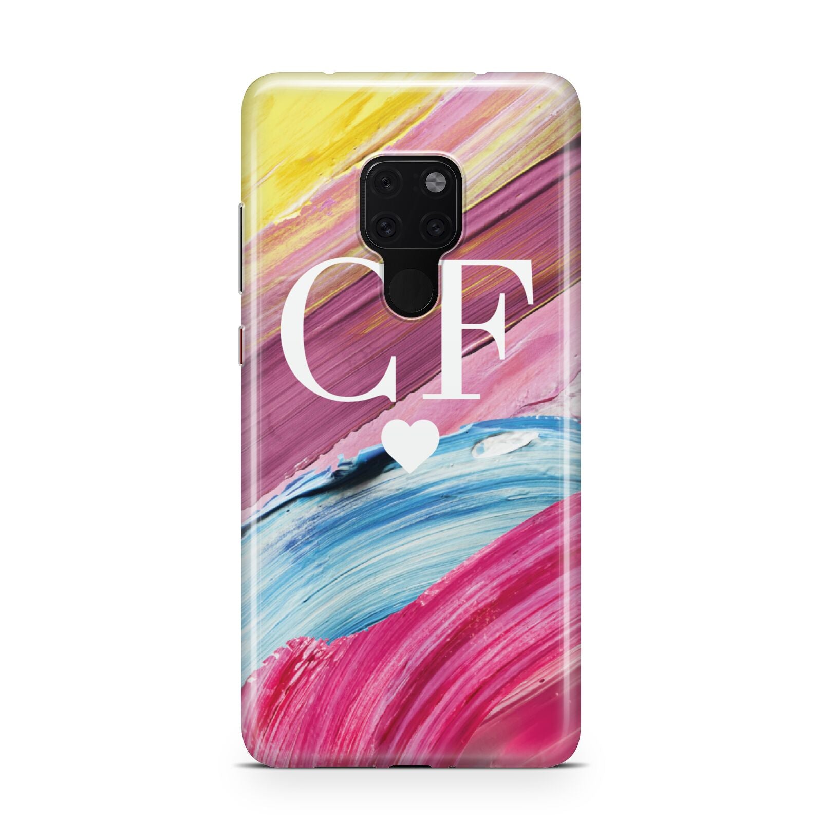 Personalised Paint Brush Initials Huawei Mate 20 Phone Case