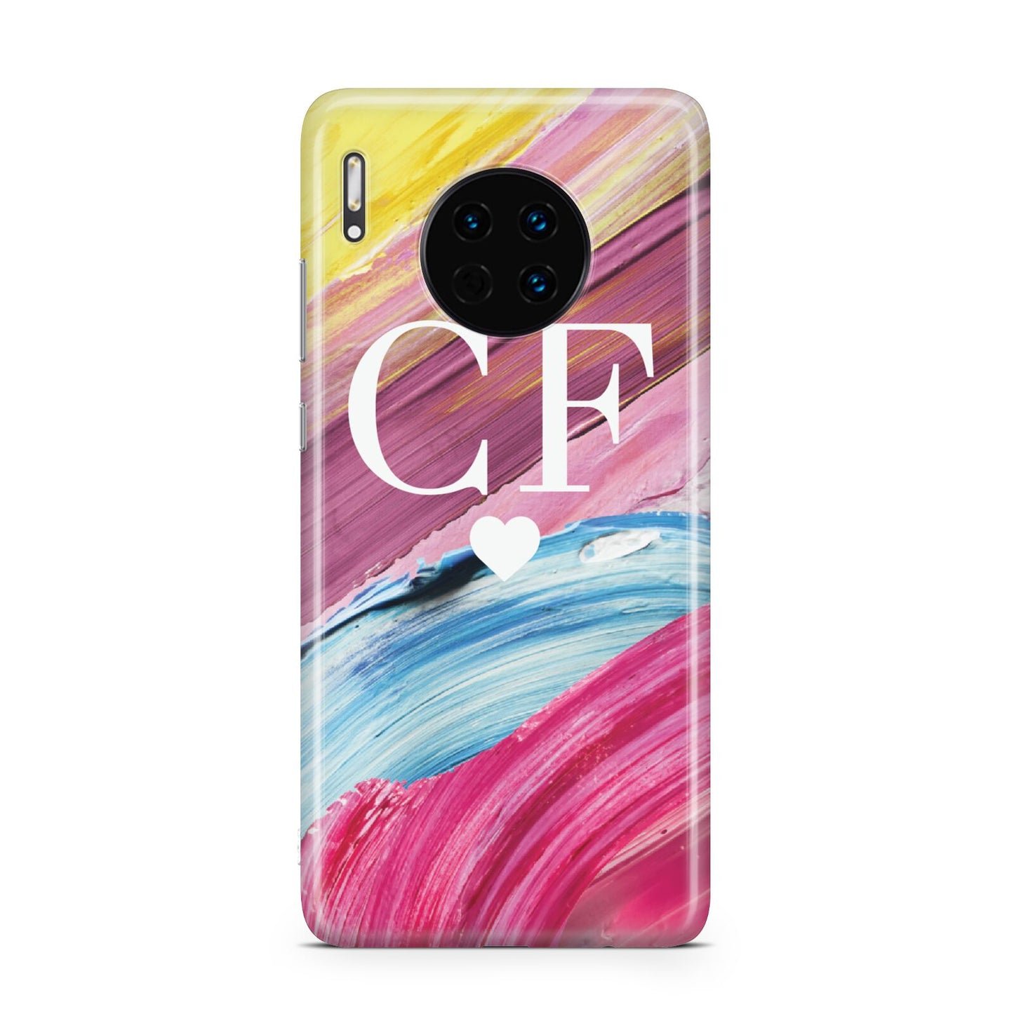 Personalised Paint Brush Initials Huawei Mate 30