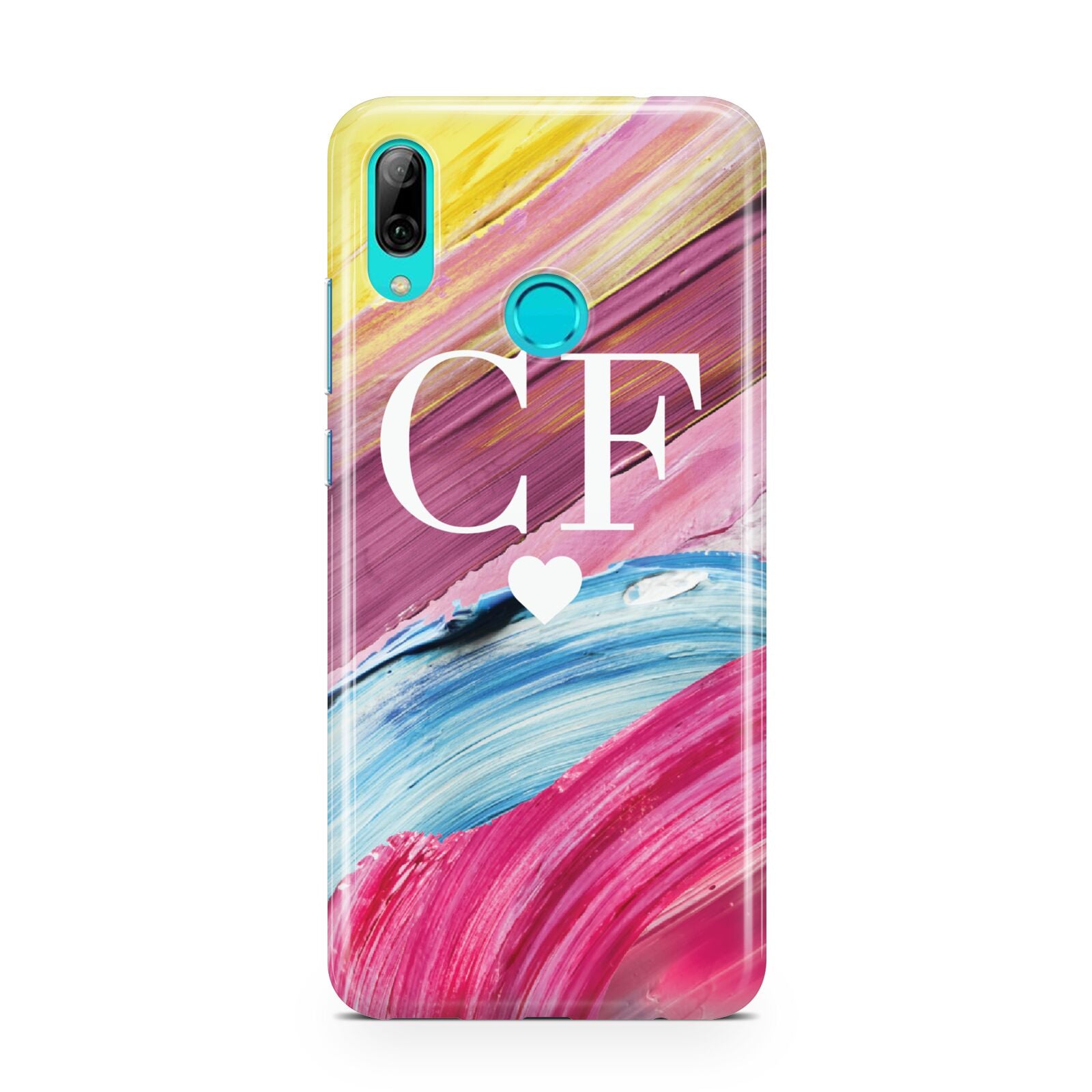 Personalised Paint Brush Initials Huawei P Smart 2019 Case