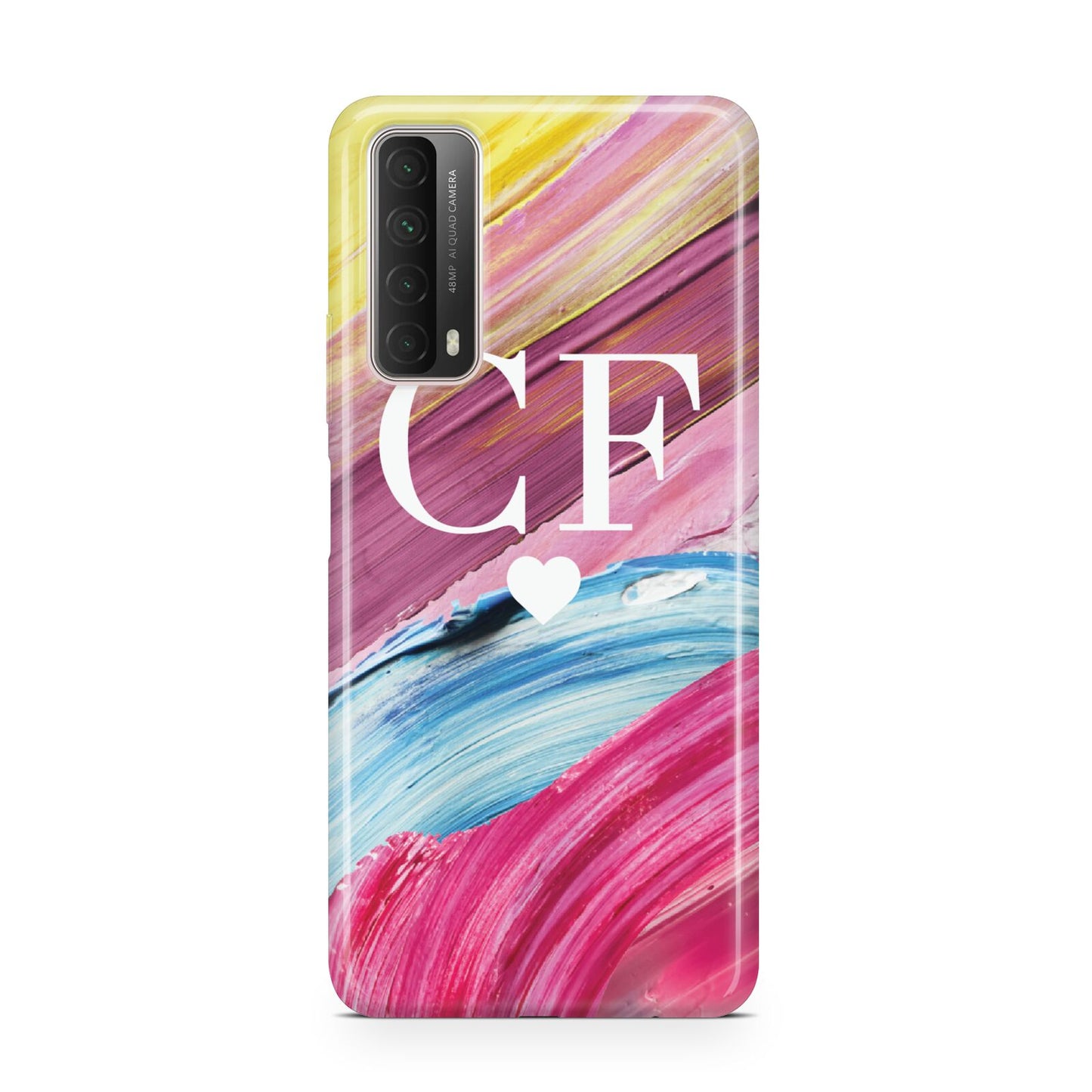 Personalised Paint Brush Initials Huawei P Smart 2021