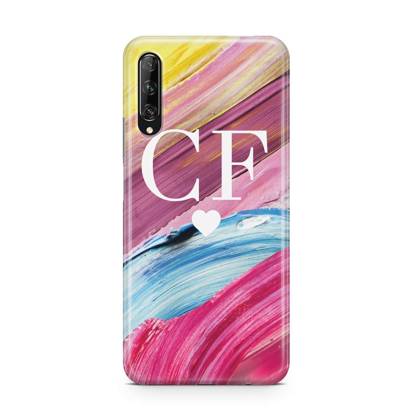 Personalised Paint Brush Initials Huawei P Smart Pro 2019