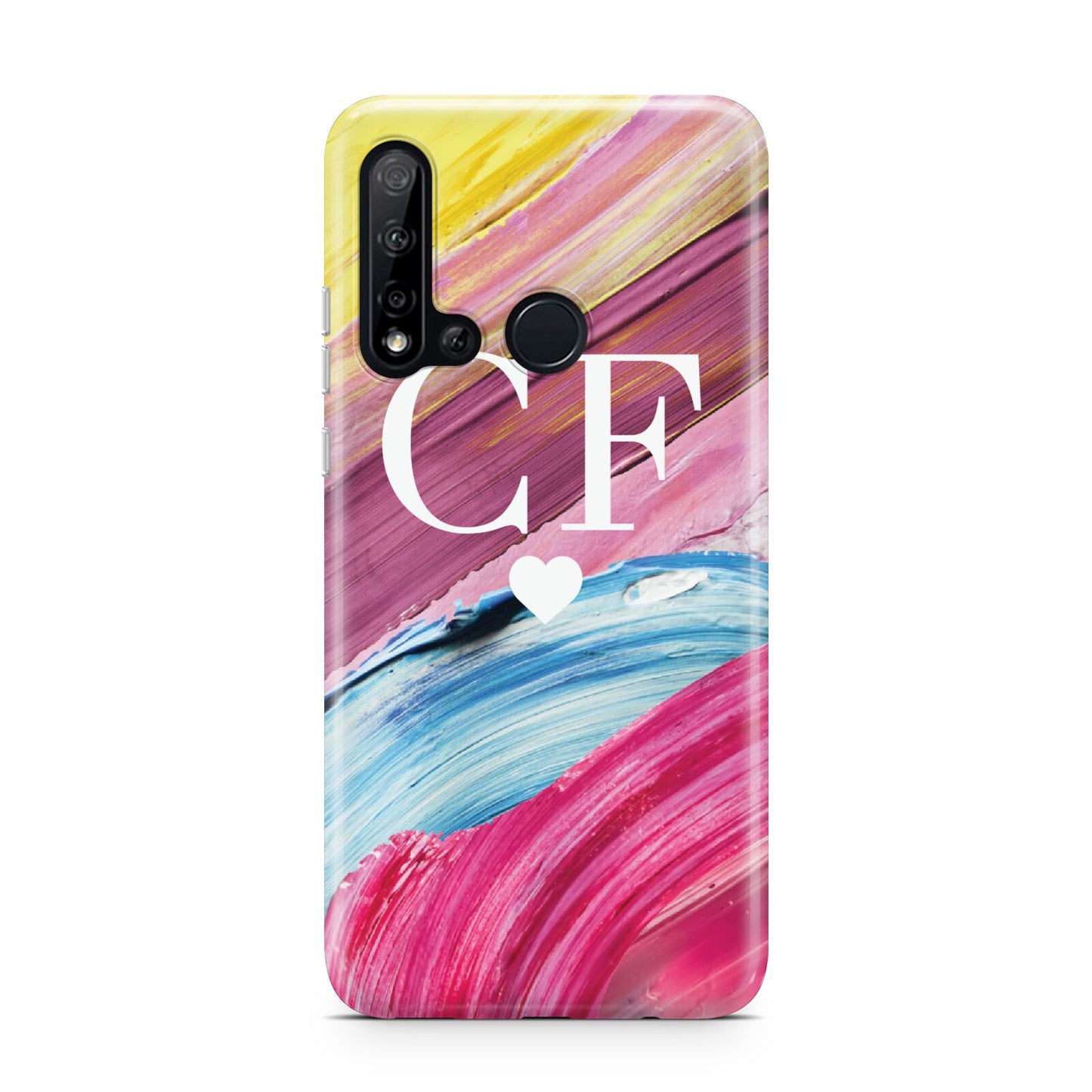 Personalised Paint Brush Initials Huawei P20 Lite 5G Phone Case