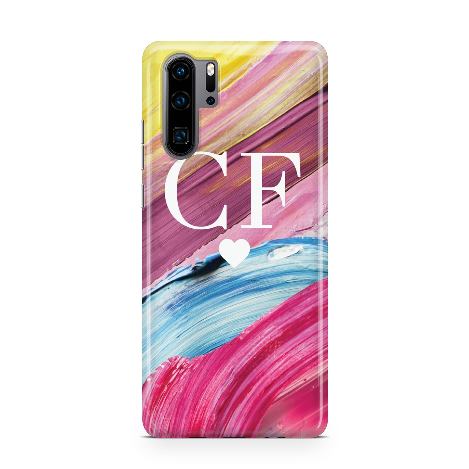 Personalised Paint Brush Initials Huawei P30 Pro Phone Case