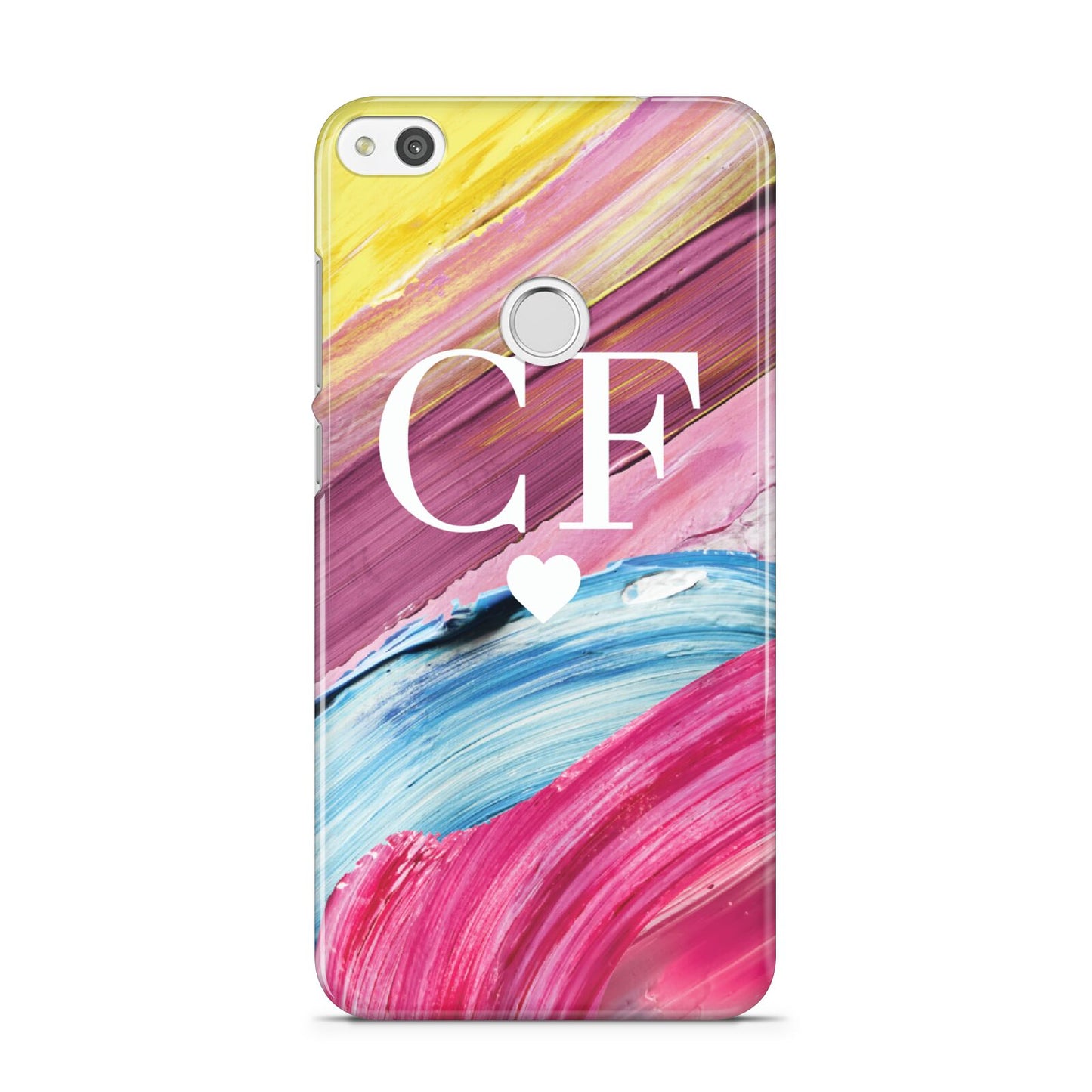 Personalised Paint Brush Initials Huawei P8 Lite Case