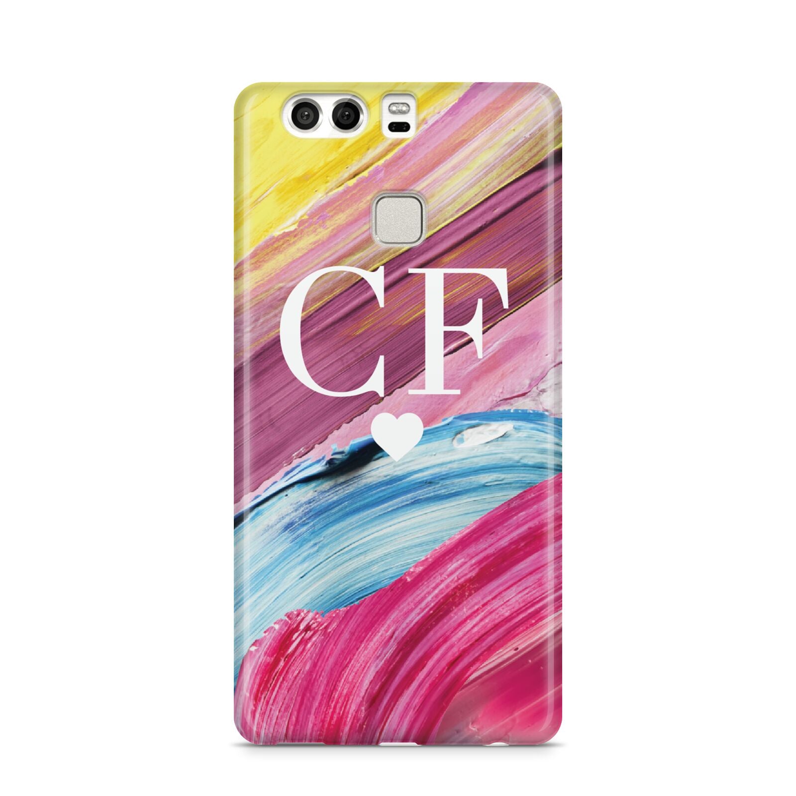 Personalised Paint Brush Initials Huawei P9 Case