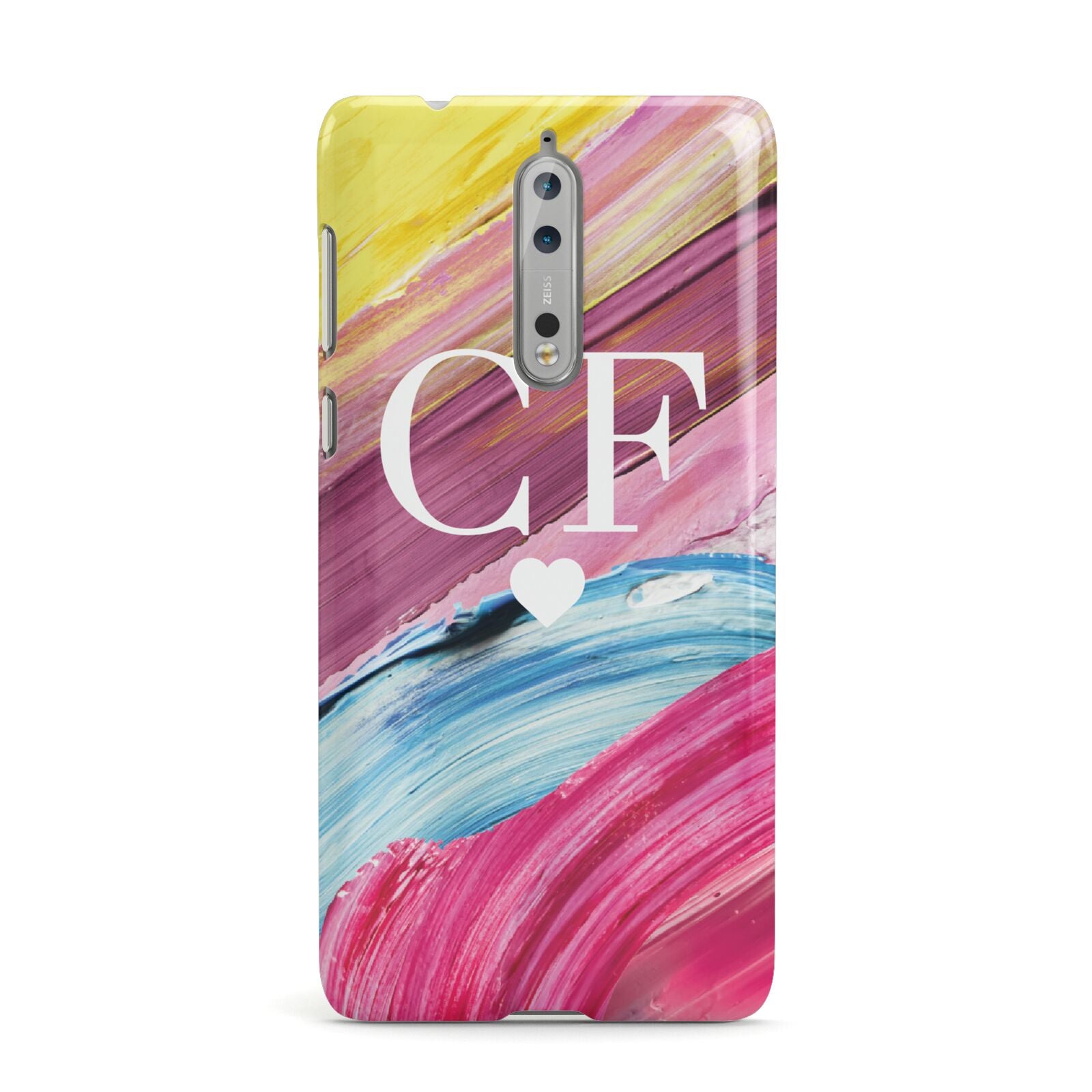 Personalised Paint Brush Initials Nokia Case