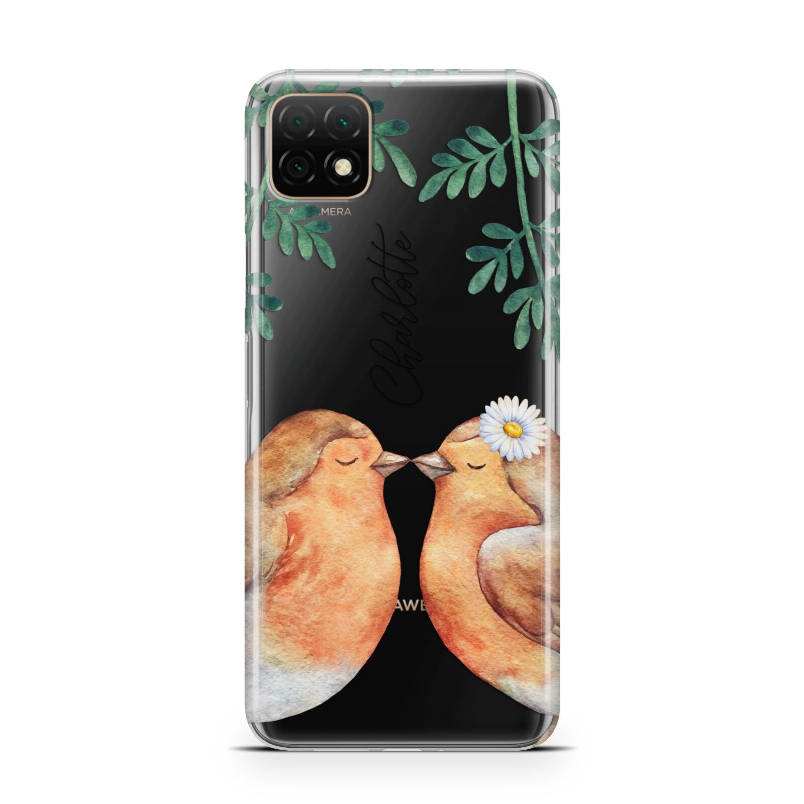 Personalised Pair of Robins Huawei Enjoy 20 Phone Case