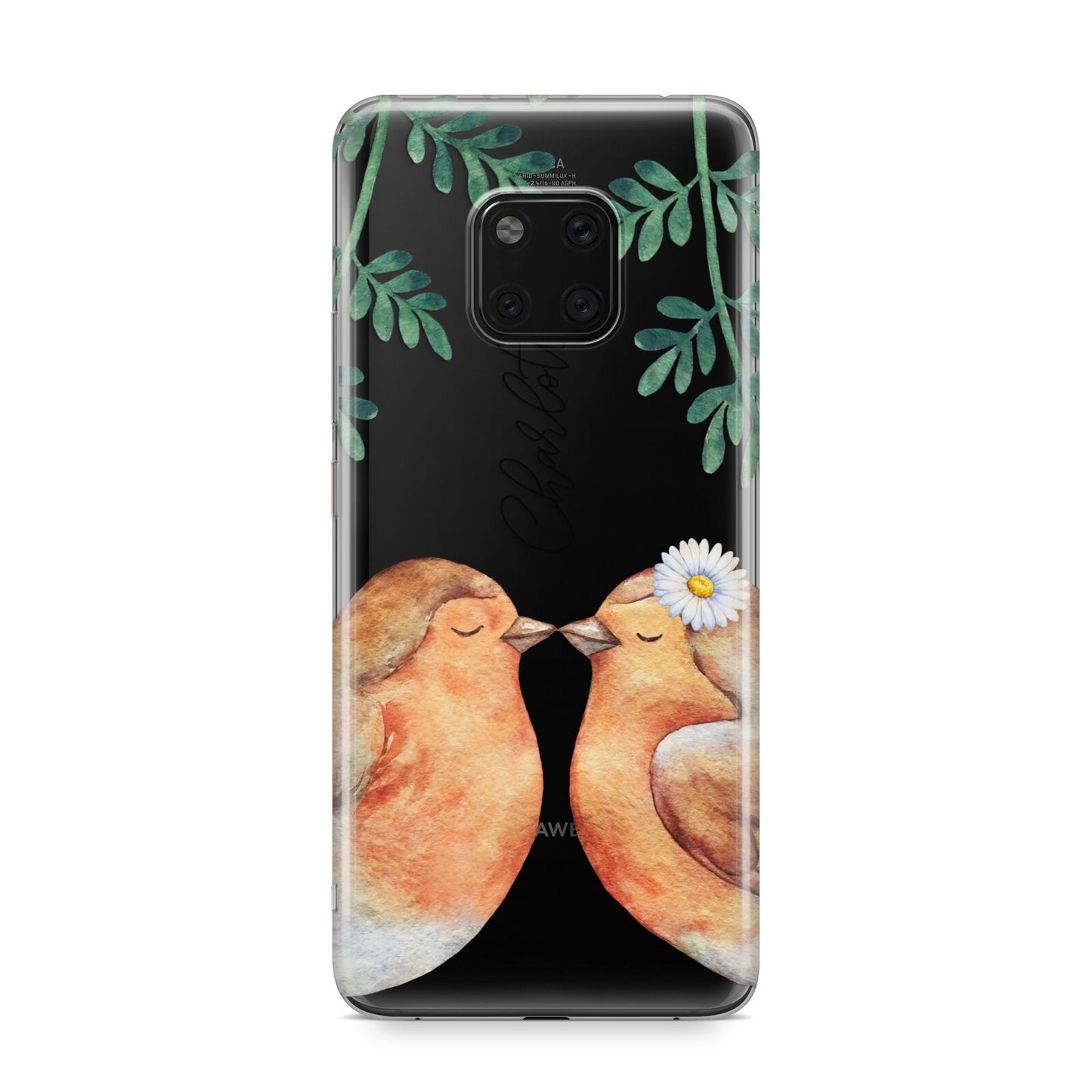 Personalised Pair of Robins Huawei Mate 20 Pro Phone Case