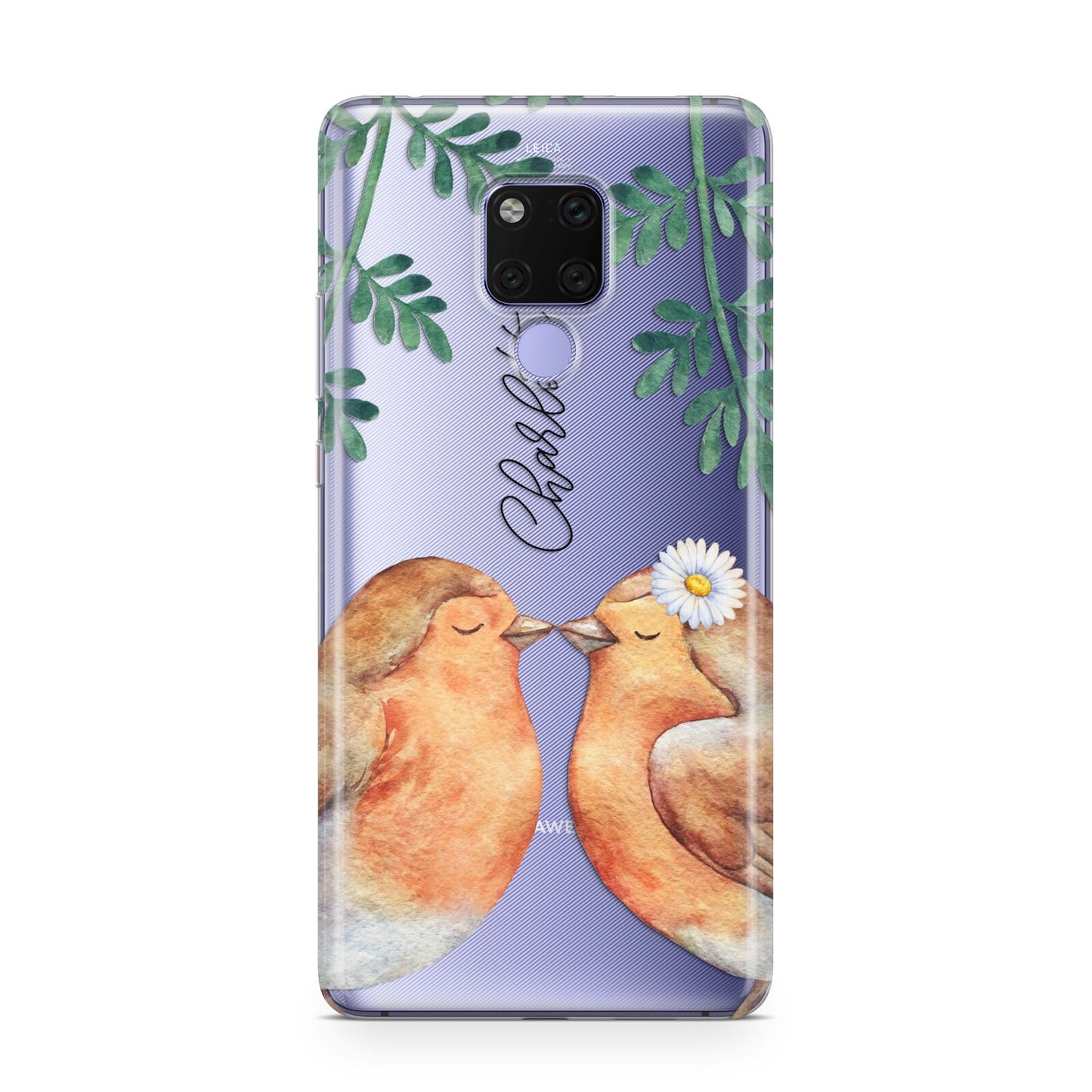 Personalised Pair of Robins Huawei Mate 20X Phone Case