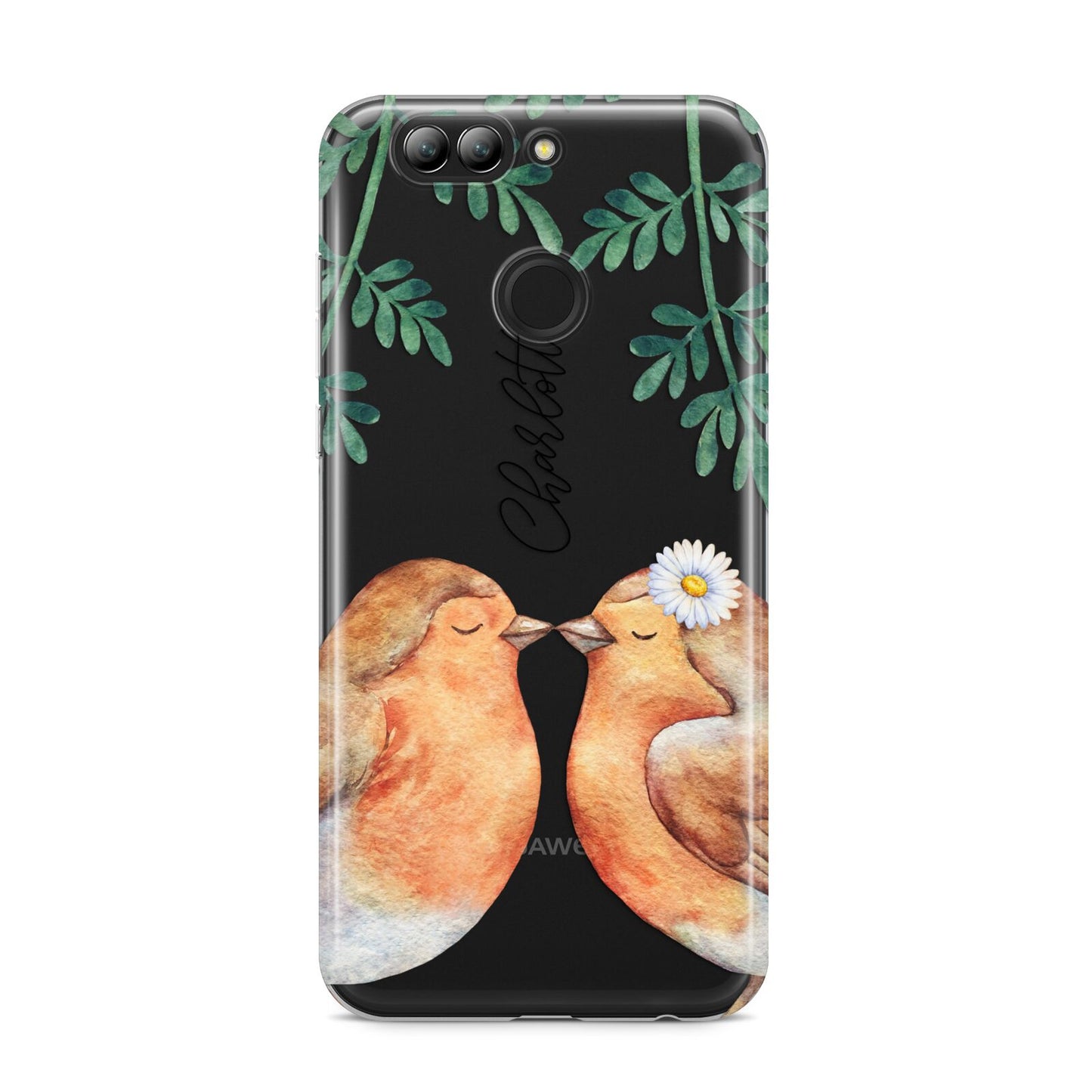 Personalised Pair of Robins Huawei Nova 2s Phone Case