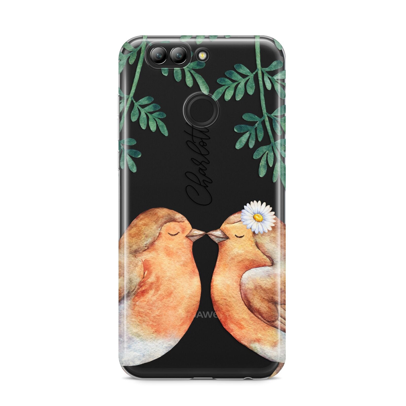 Personalised Pair of Robins Huawei Nova 2s Phone Case