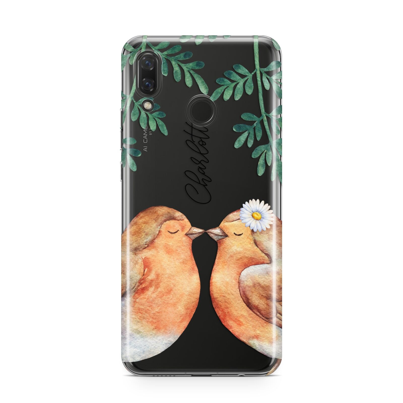 Personalised Pair of Robins Huawei Nova 3 Phone Case