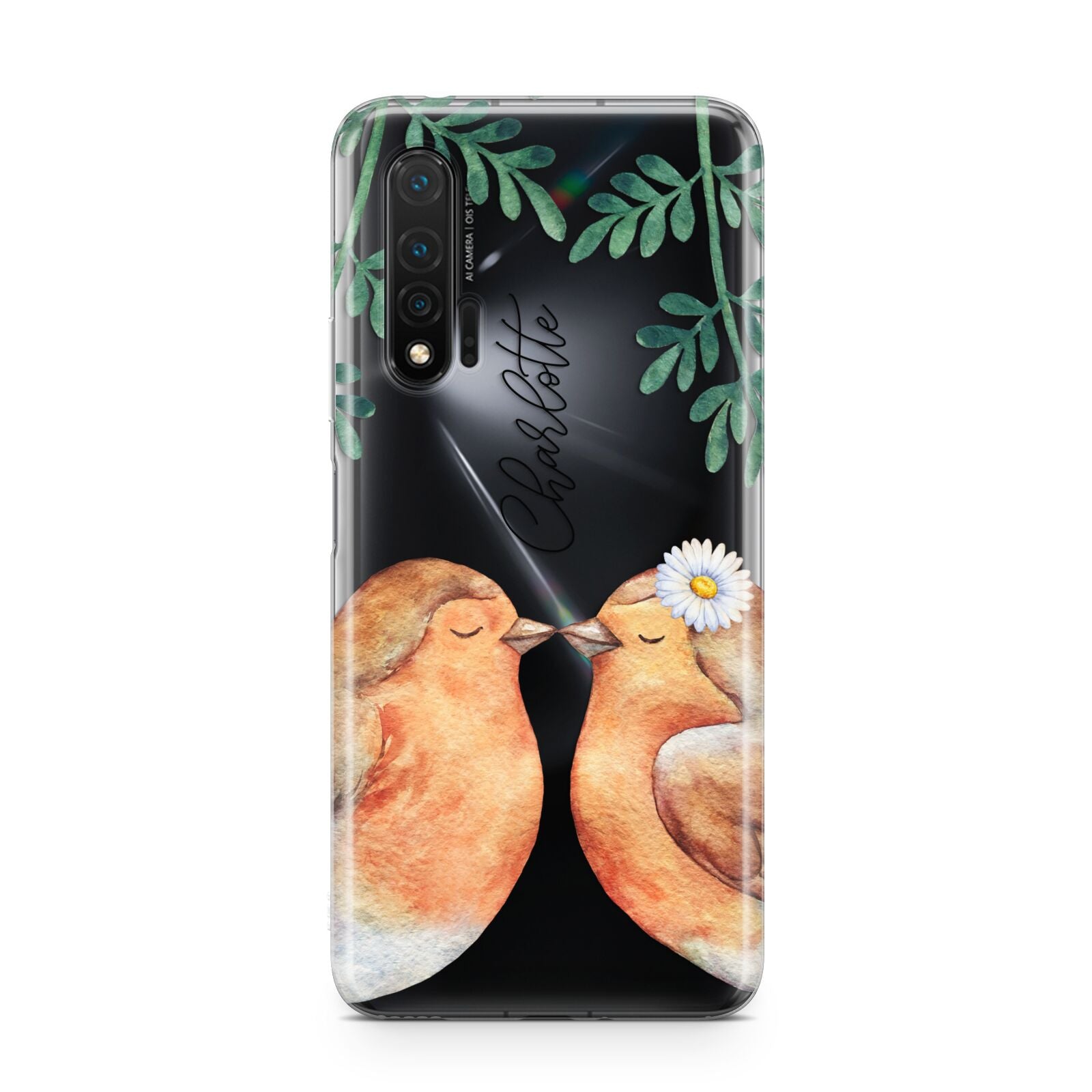 Personalised Pair of Robins Huawei Nova 6 Phone Case