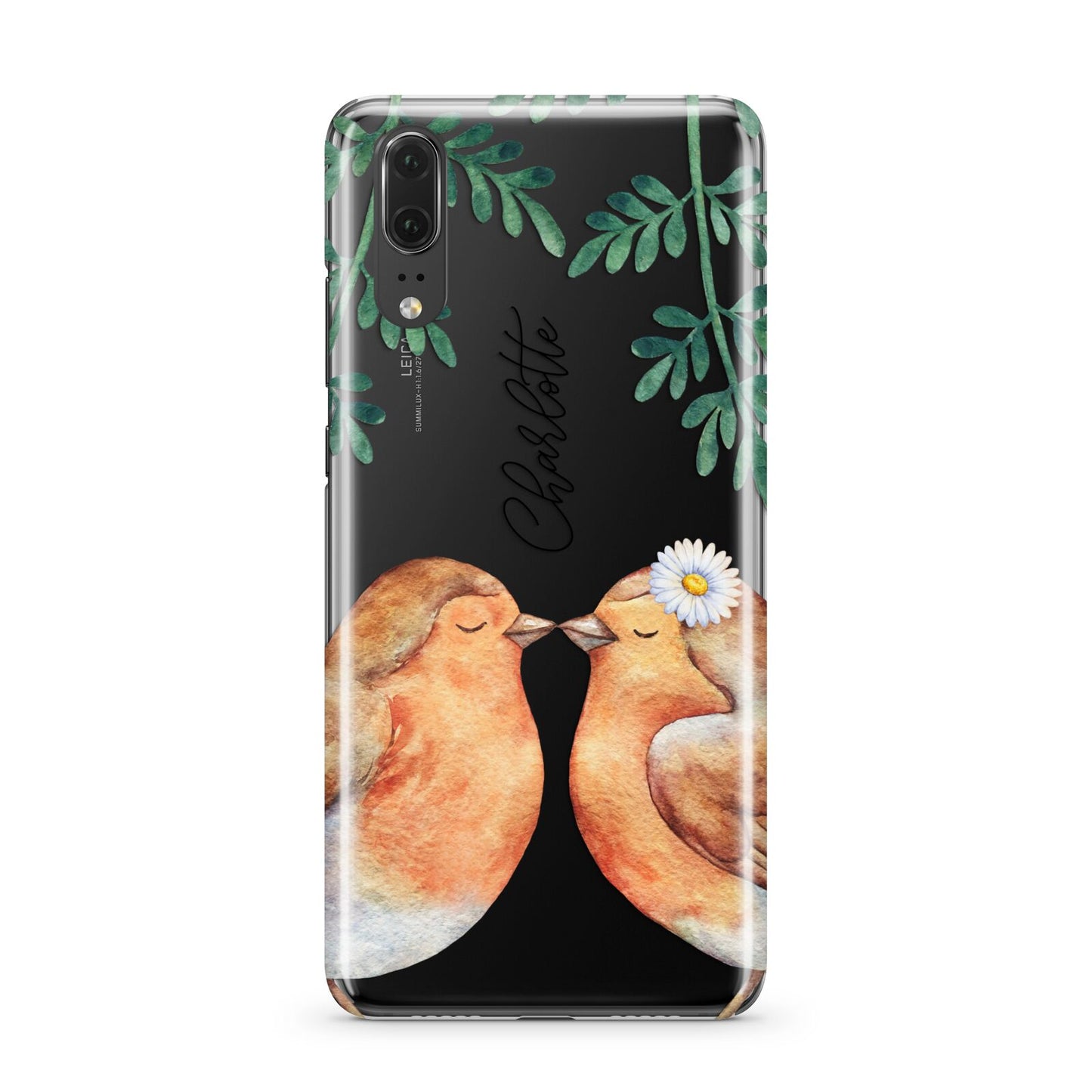 Personalised Pair of Robins Huawei P20 Phone Case