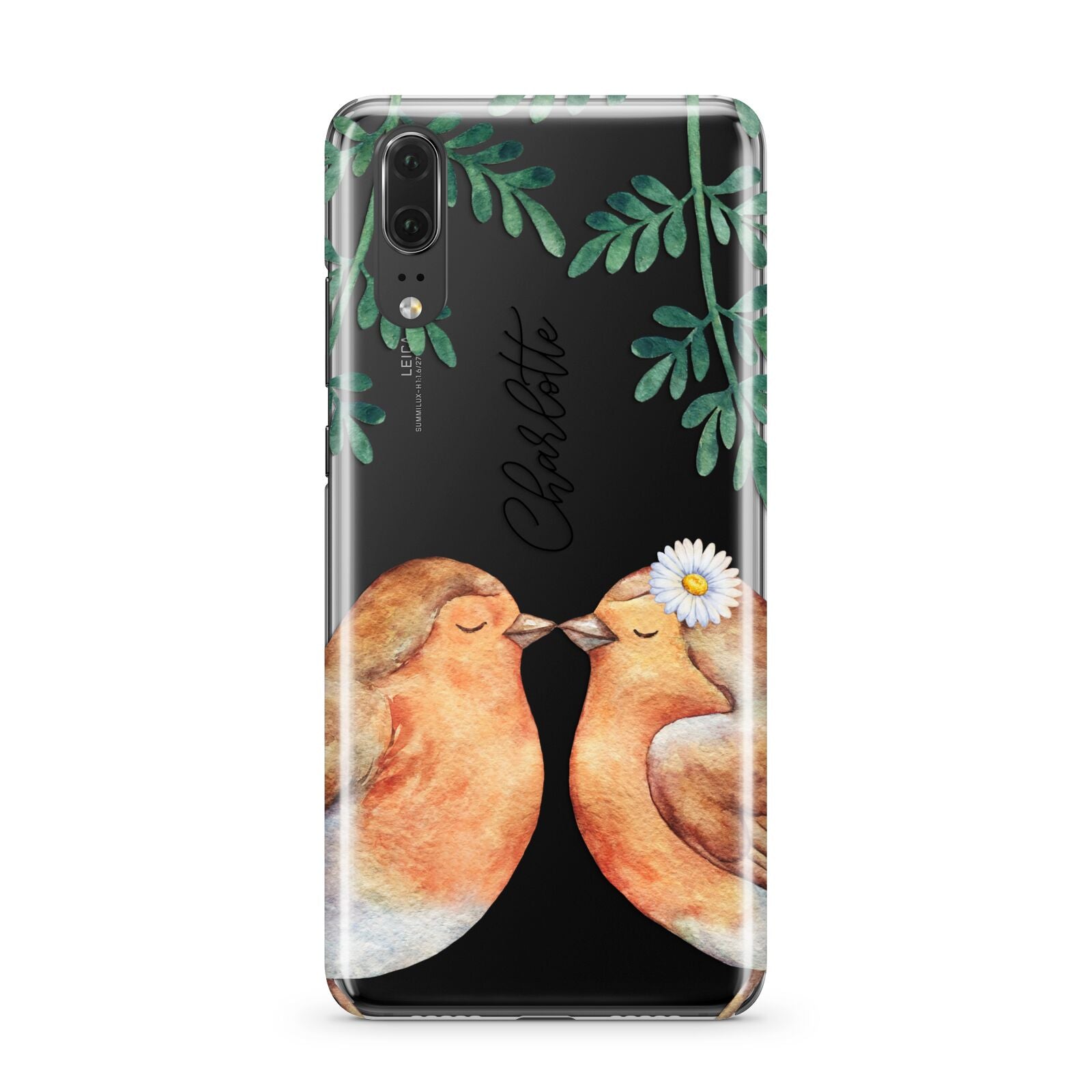 Personalised Pair of Robins Huawei P20 Phone Case