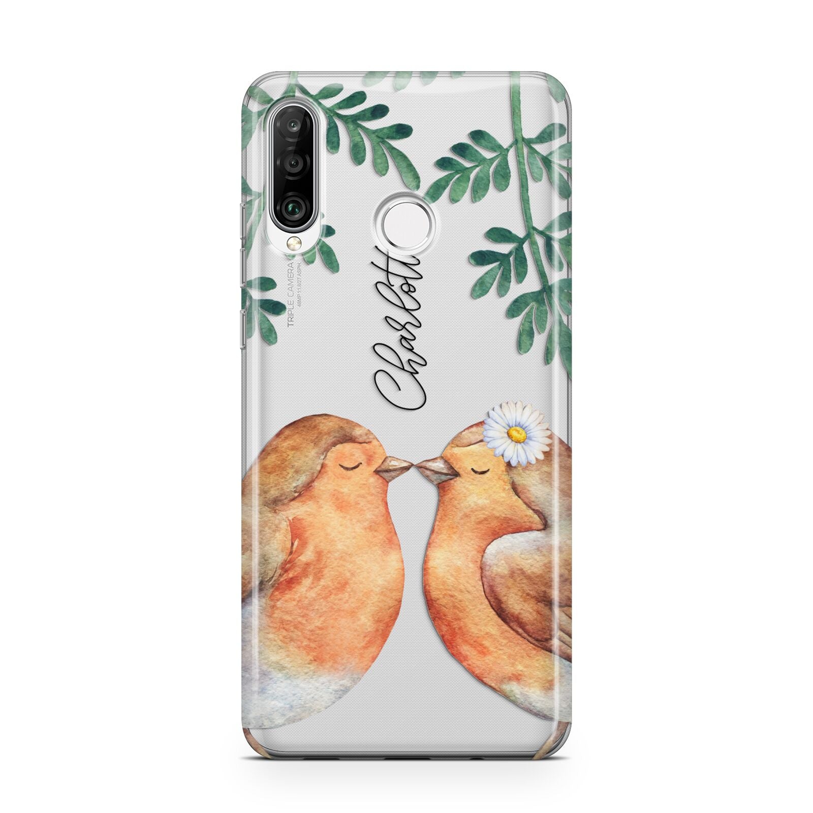 Personalised Pair of Robins Huawei P30 Lite Phone Case