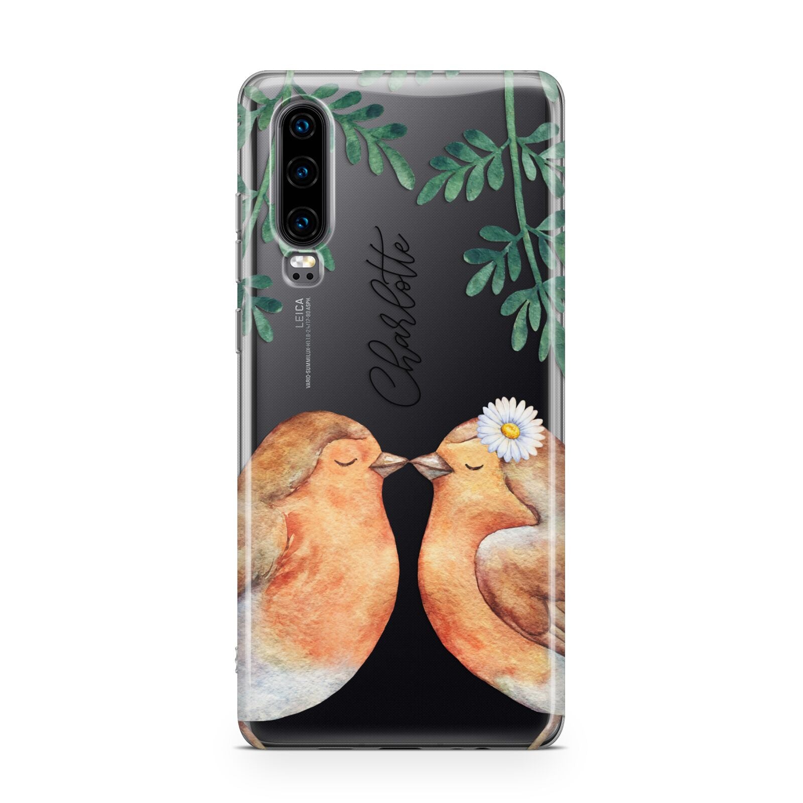 Personalised Pair of Robins Huawei P30 Phone Case