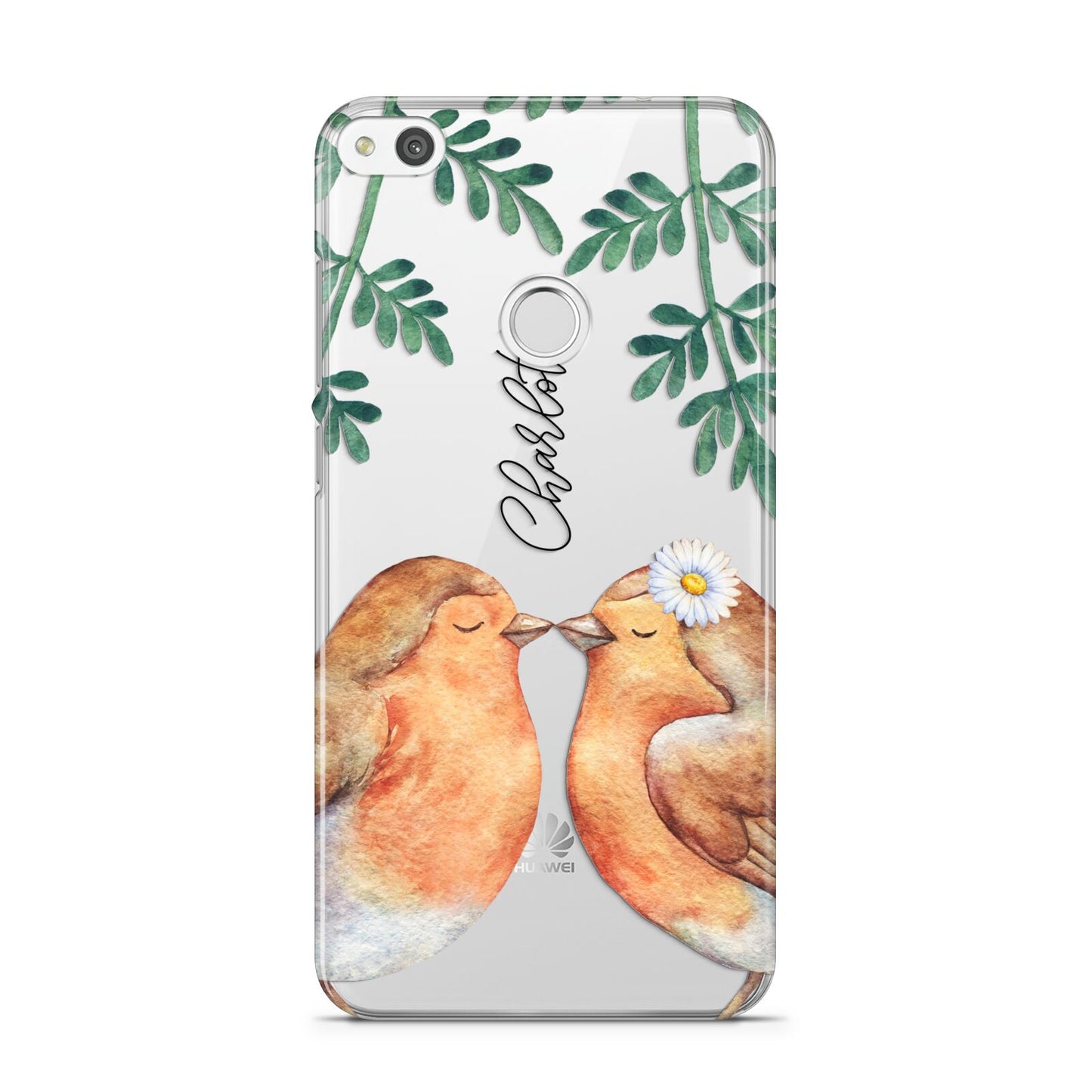 Personalised Pair of Robins Huawei P8 Lite Case