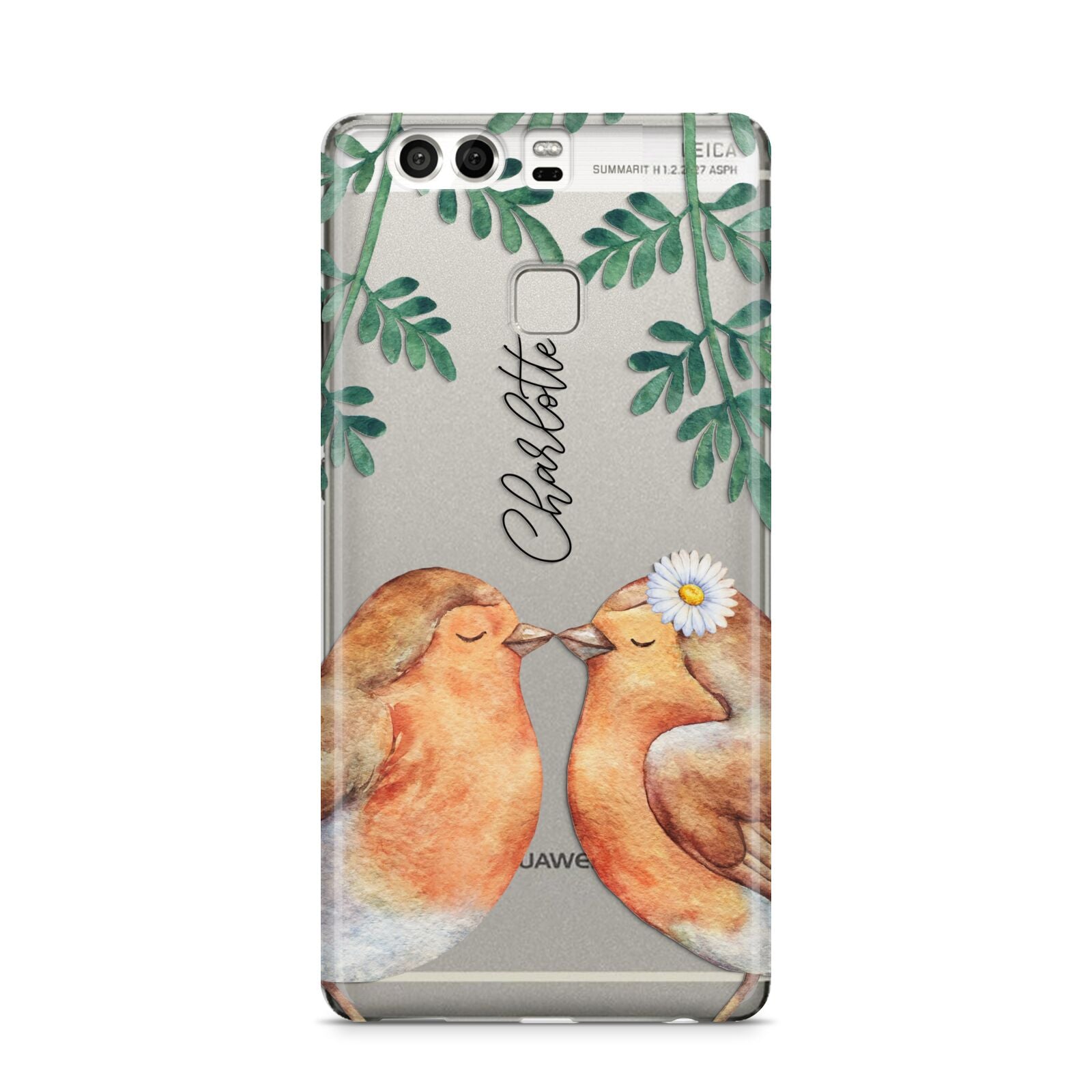 Personalised Pair of Robins Huawei P9 Case