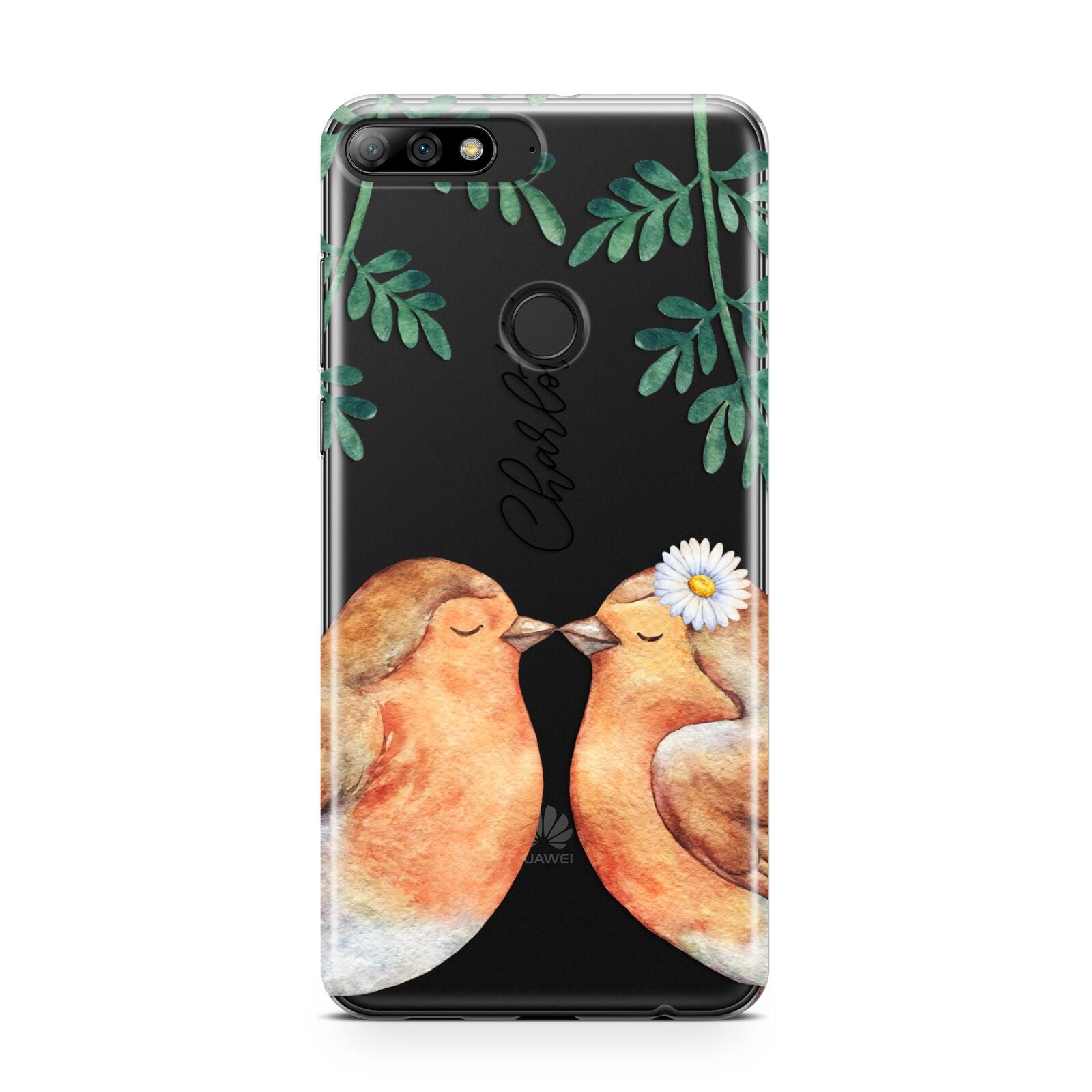 Personalised Pair of Robins Huawei Y7 2018