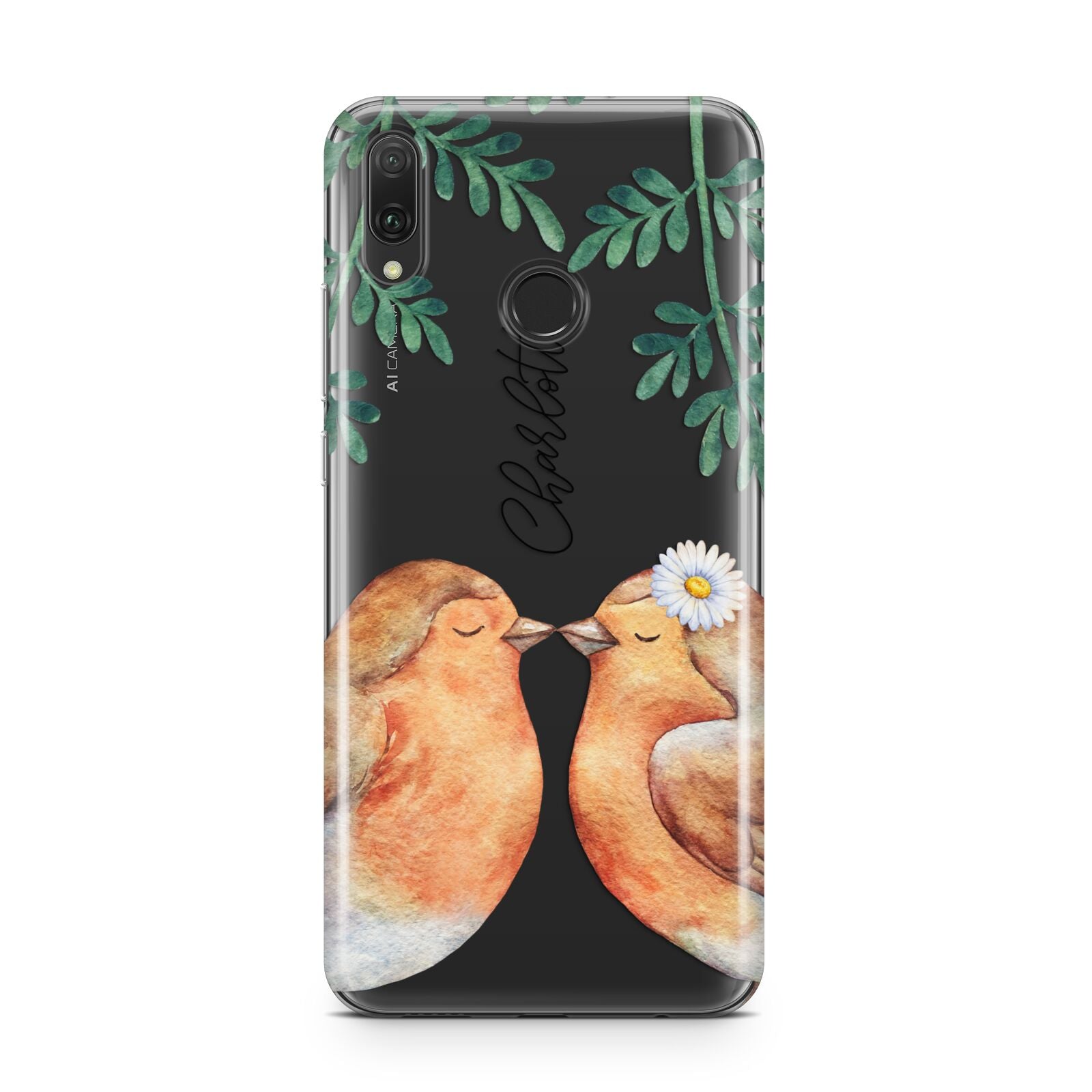 Personalised Pair of Robins Huawei Y9 2019