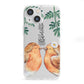 Personalised Pair of Robins iPhone 13 Mini Clear Bumper Case