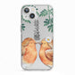 Personalised Pair of Robins iPhone 13 TPU Impact Case with White Edges