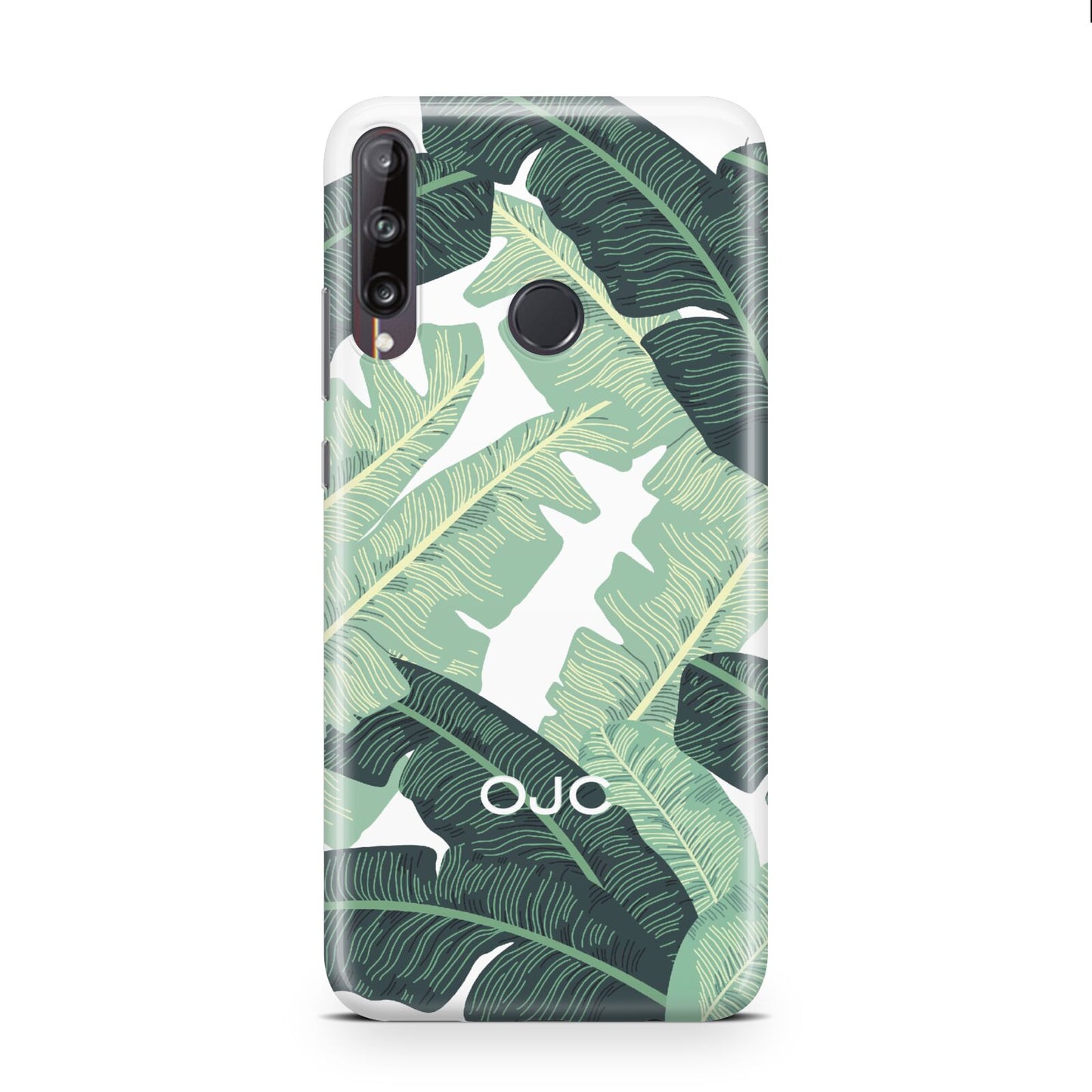 Personalised Palm Banana Leaf Huawei P40 Lite E Phone Case