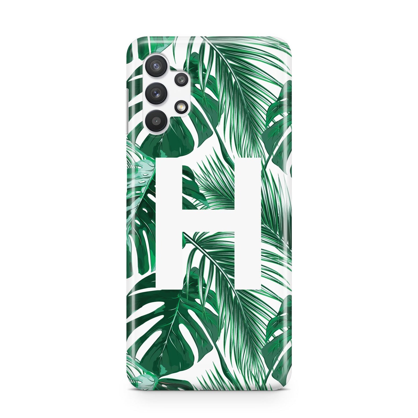 Personalised Palm Monstera Leaf Tropical Print Samsung A32 5G Case