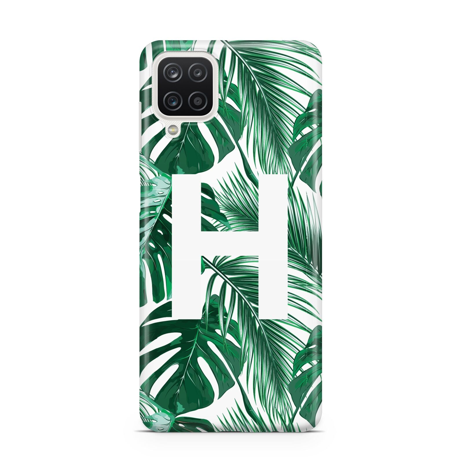 Personalised Palm Monstera Leaf Tropical Print Samsung M12 Case