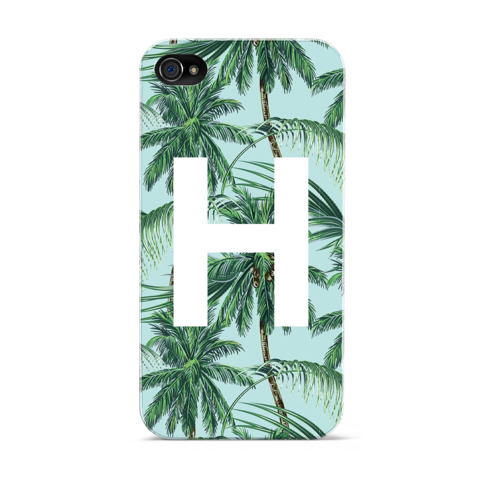 Personalised Palm Tree Tropical Apple iPhone 4s Case