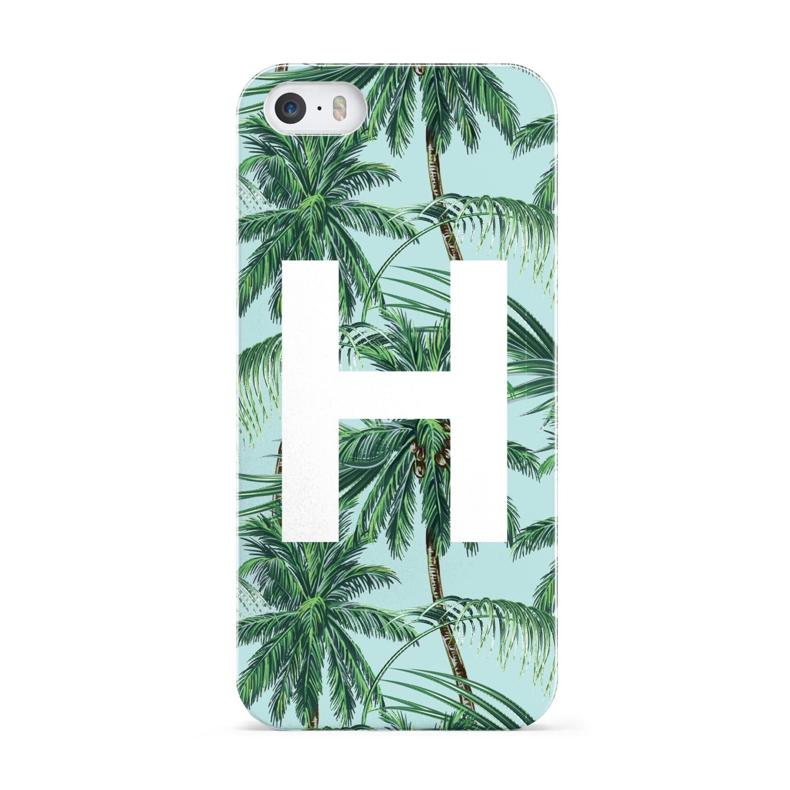 Personalised Palm Tree Tropical Apple iPhone 5 Case