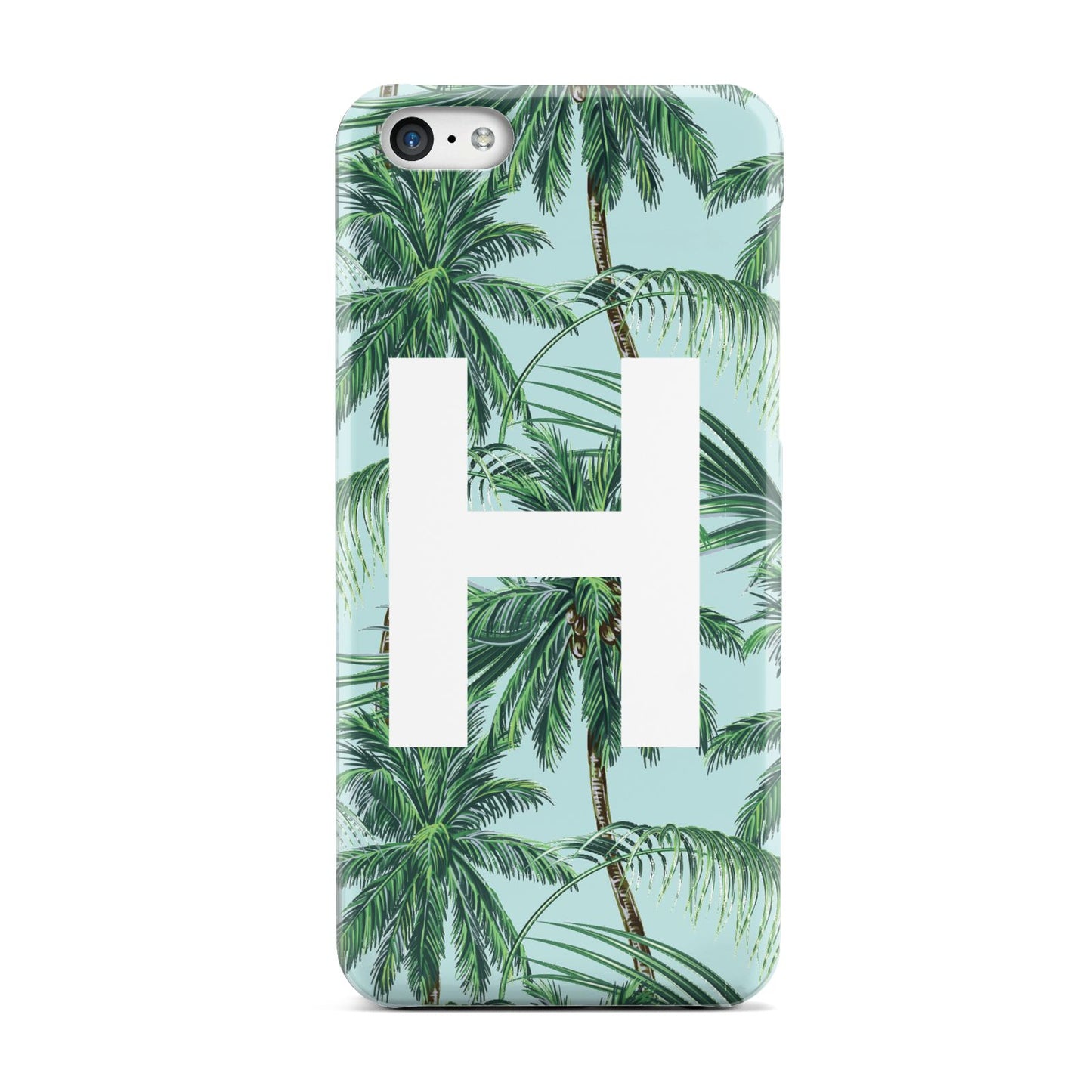 Personalised Palm Tree Tropical Apple iPhone 5c Case