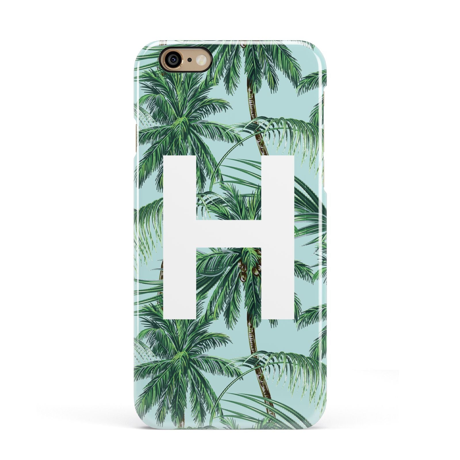 Personalised Palm Tree Tropical Apple iPhone 6 3D Snap Case