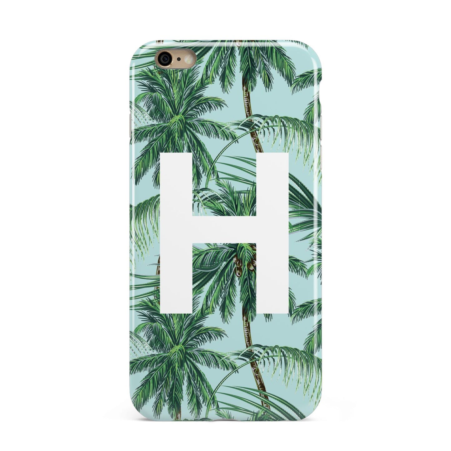 Personalised Palm Tree Tropical Apple iPhone 6 Plus 3D Tough Case