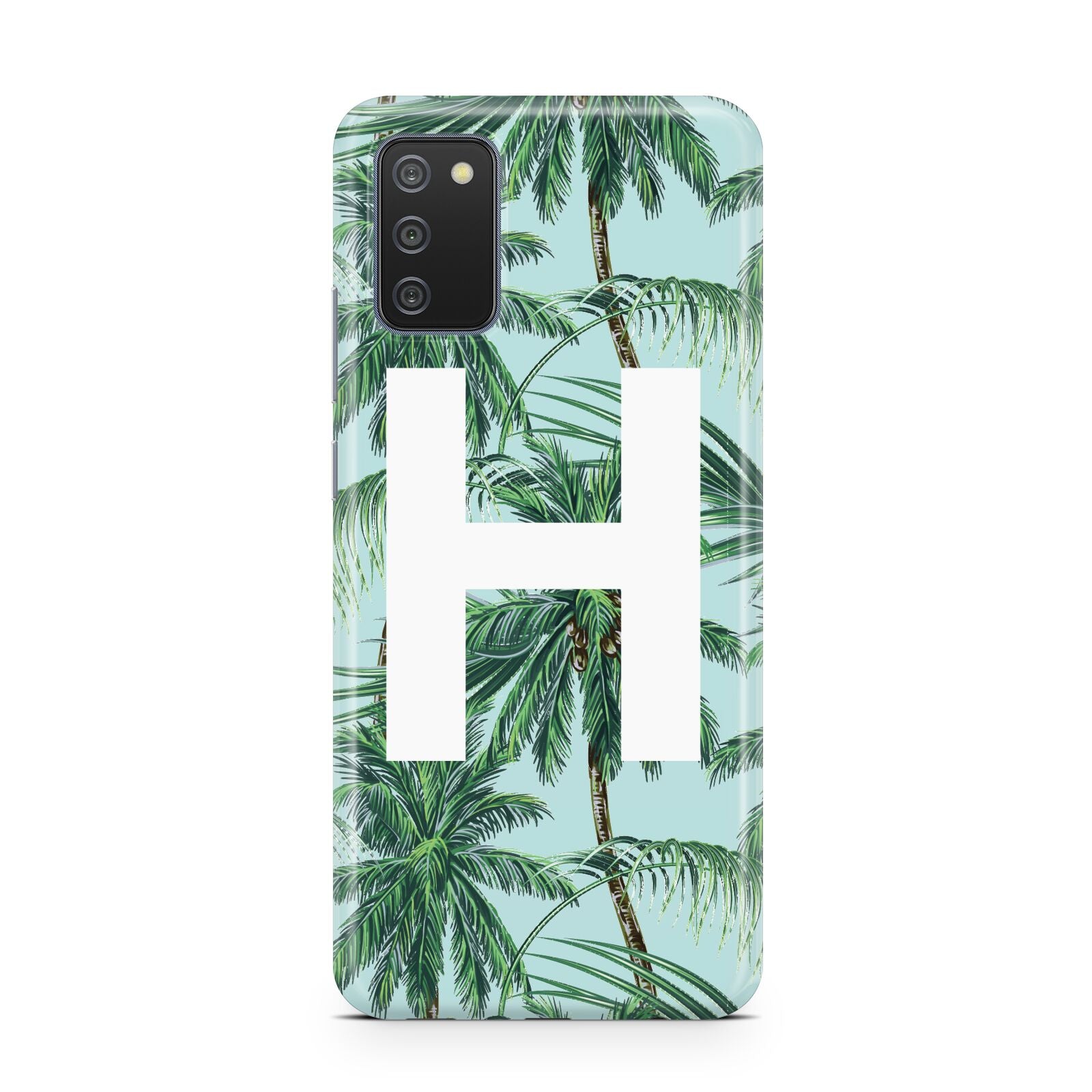 Personalised Palm Tree Tropical Samsung A02s Case