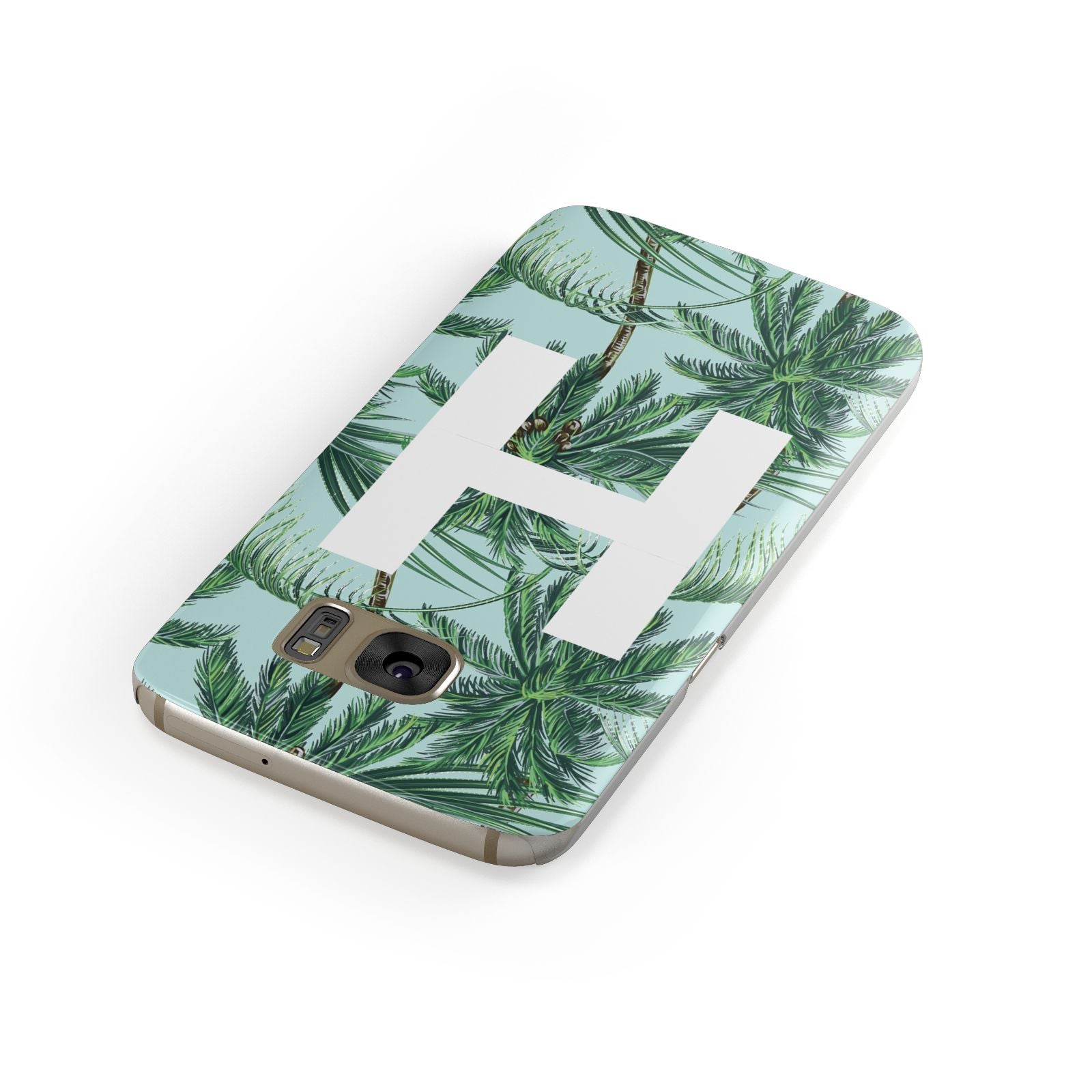 Personalised Palm Tree Tropical Samsung Galaxy Case Front Close Up