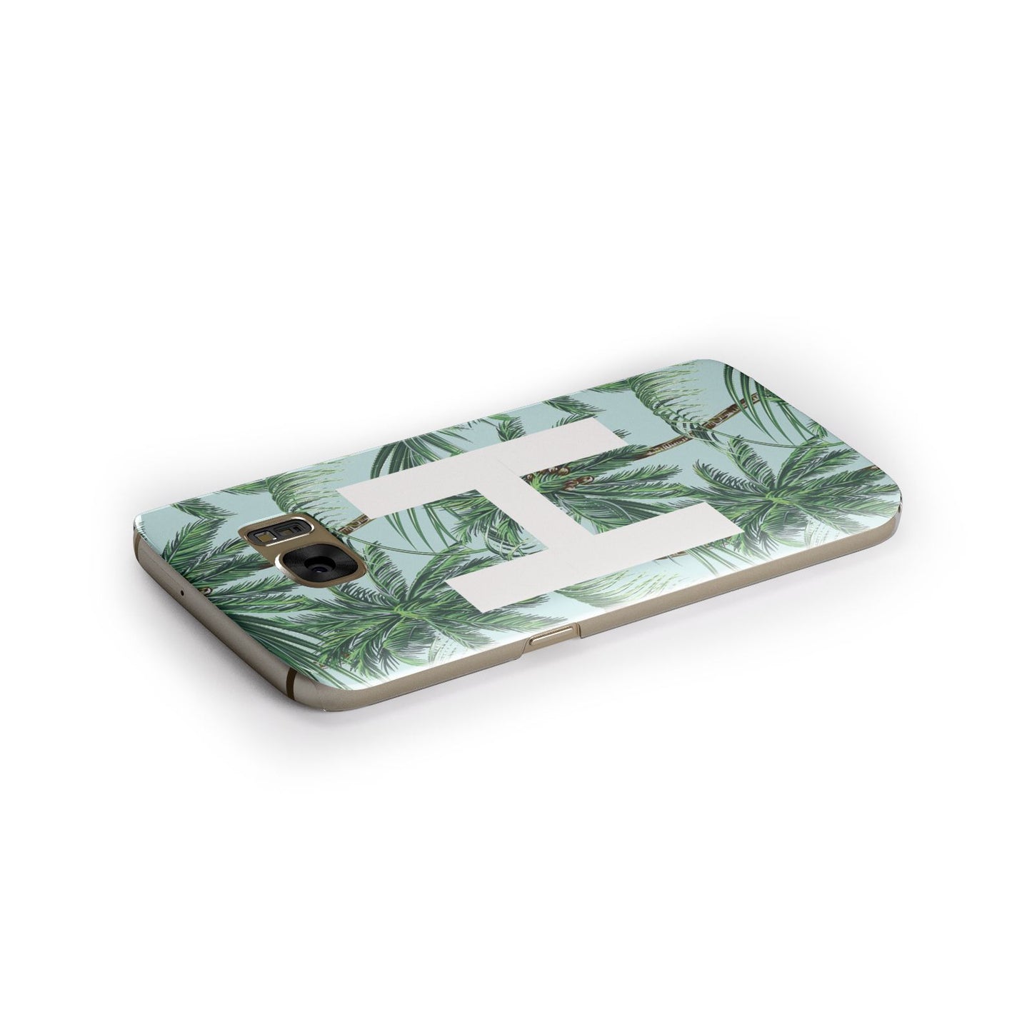 Personalised Palm Tree Tropical Samsung Galaxy Case Side Close Up