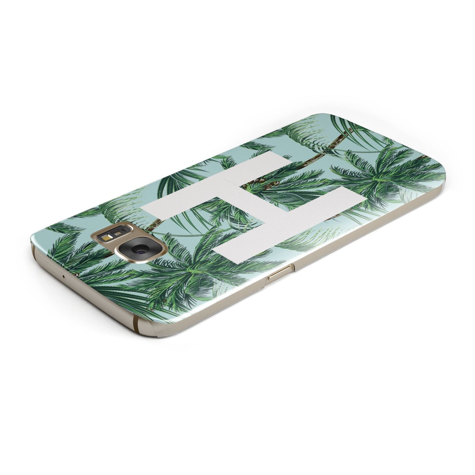 Personalised Palm Tree Tropical Samsung Galaxy Case Top Cutout