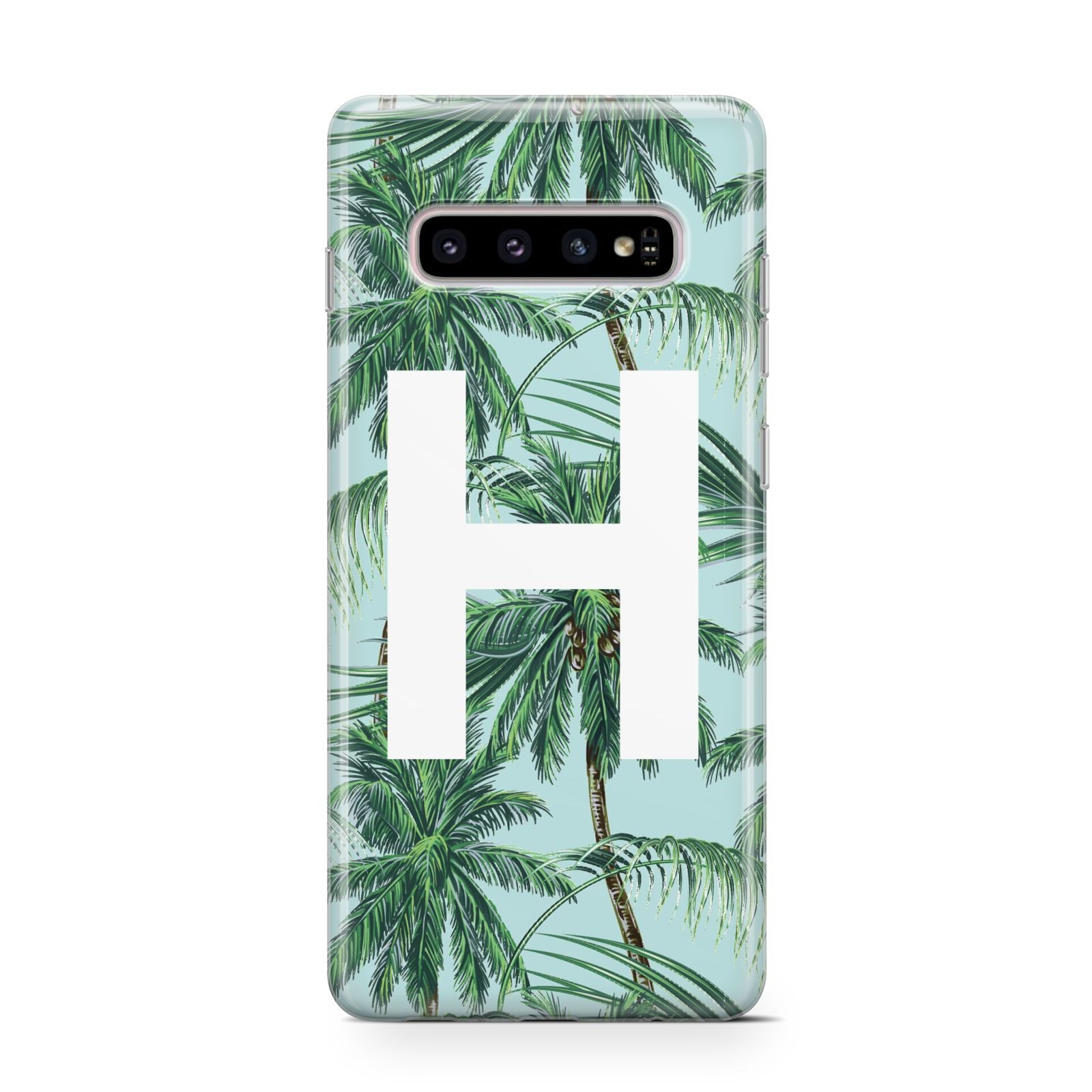 Personalised Palm Tree Tropical Samsung Galaxy S10 Case