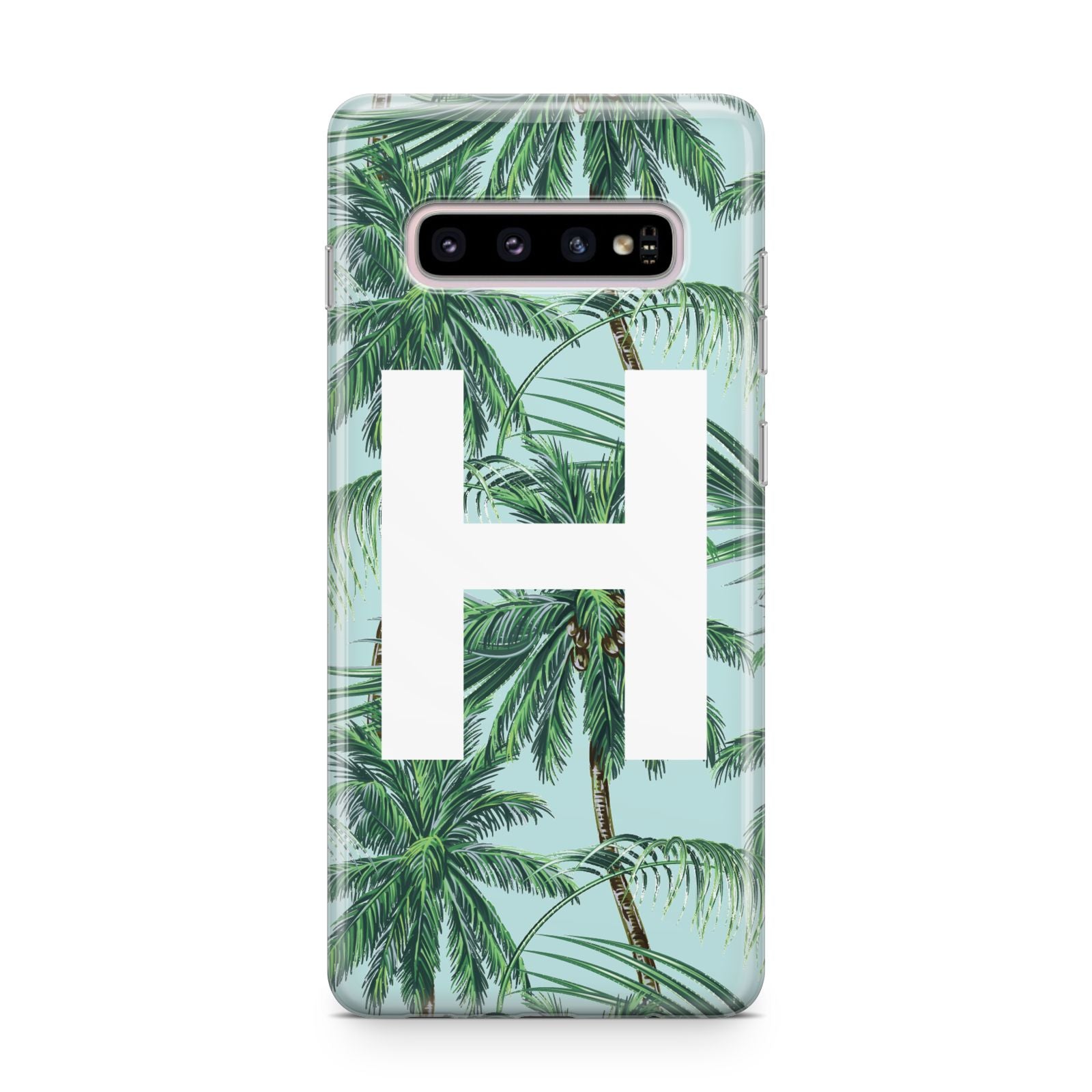 Personalised Palm Tree Tropical Samsung Galaxy S10 Plus Case