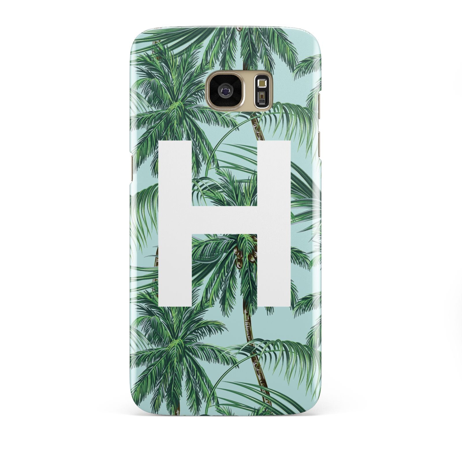 Personalised Palm Tree Tropical Samsung Galaxy S7 Edge Case