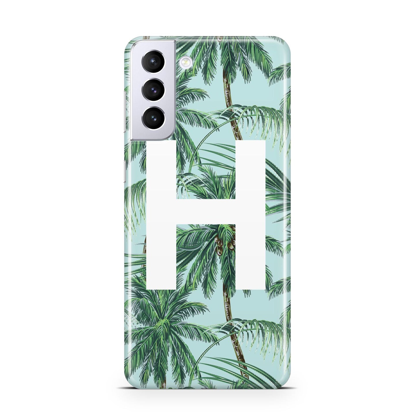 Personalised Palm Tree Tropical Samsung S21 Plus Case